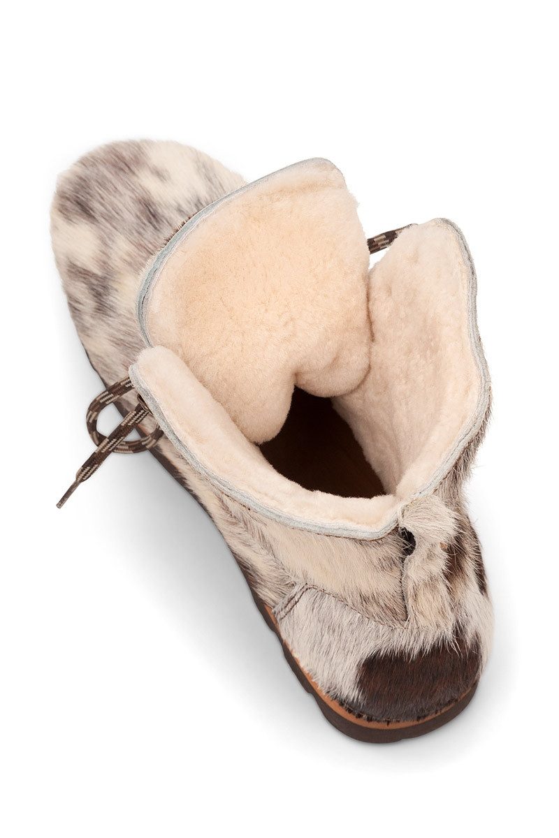 woody GmbH Fellschuhe Herren - PASCAL FELL - kuhfell Sneaker