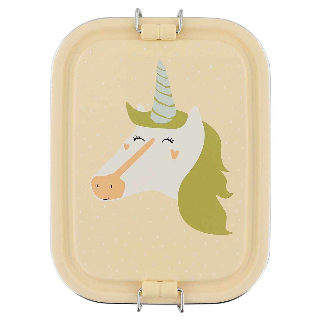 Trixie Baby Lunchbox Trixie Brotdose Lunchbox aus Edelstahl Mrs Unicorn Einhorn Small