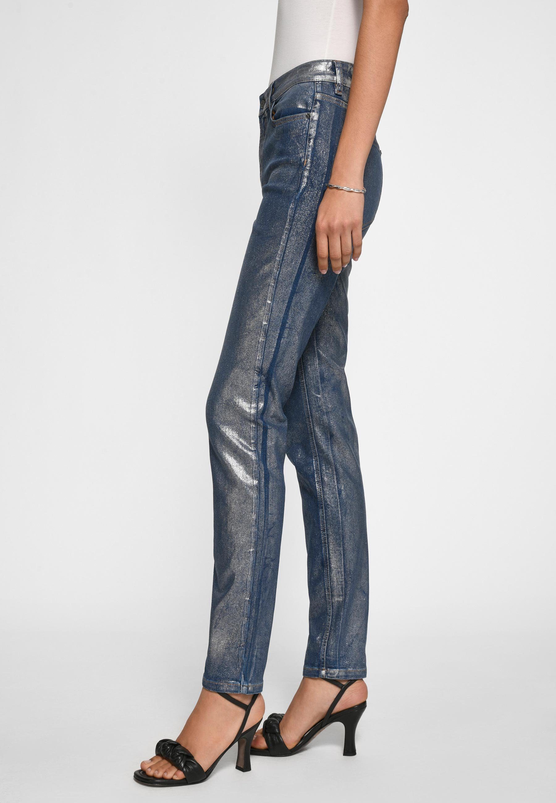 TALBOT RUNHOF X PETER HAHN 5-Pocket-Jeans Cotton