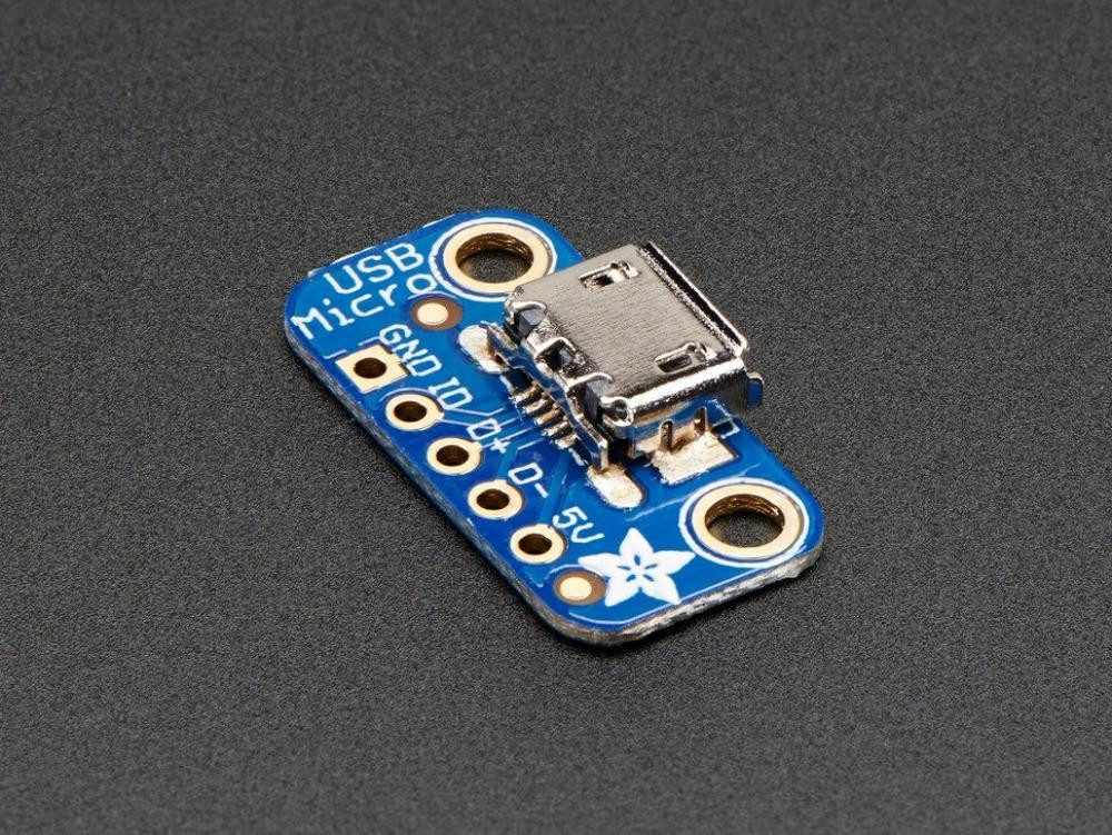 USB Micro-B Breakout Board Adapter