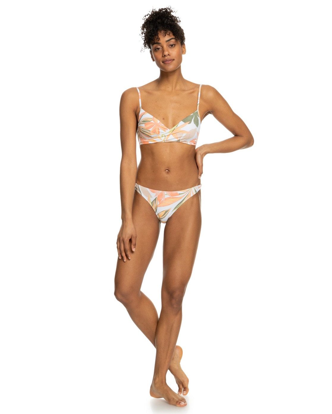 Roxy Bandeau-Bikini-Top Printed Beach Classics