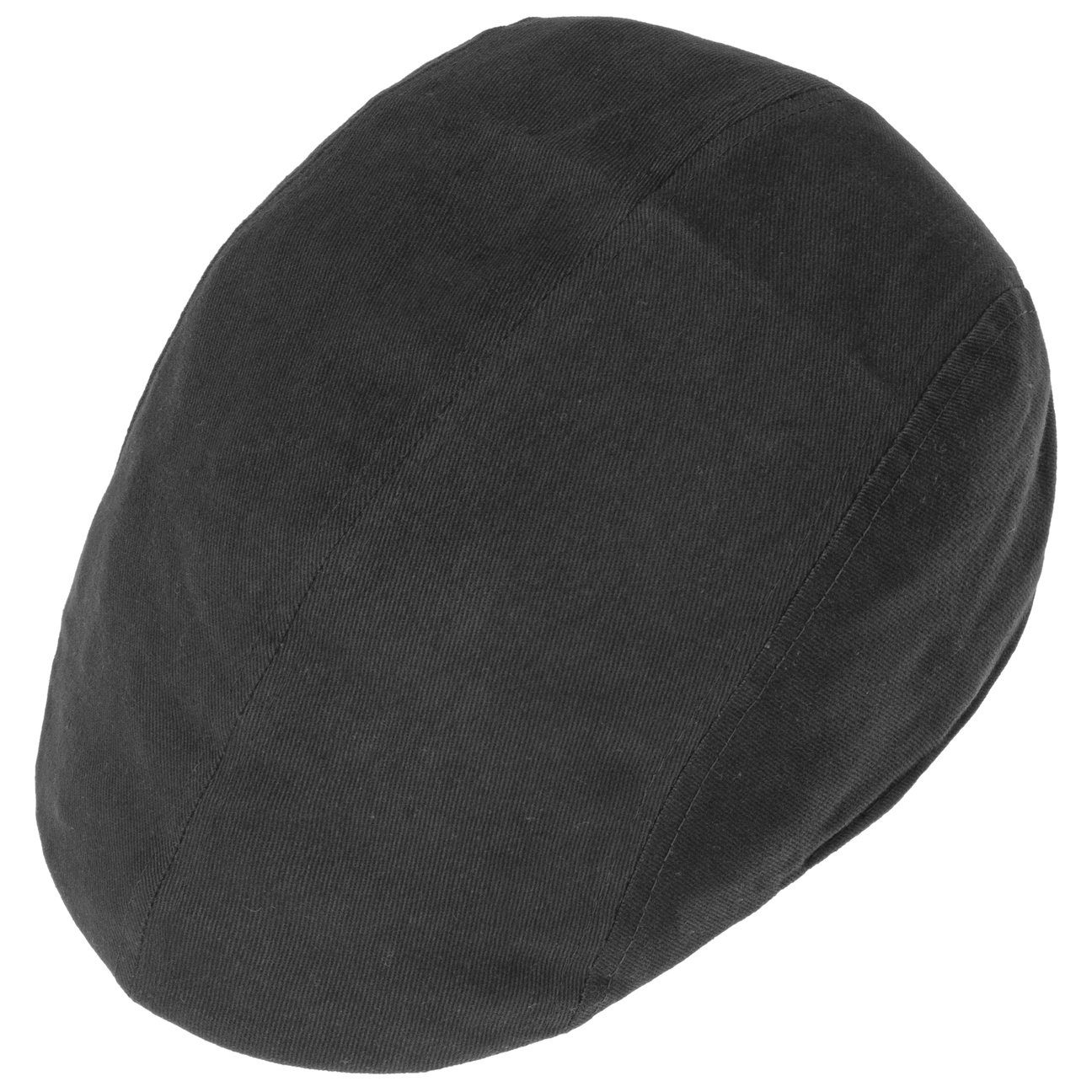 schwarz Cap mit Atlantis Flat (1-St) Flatcap Schirm