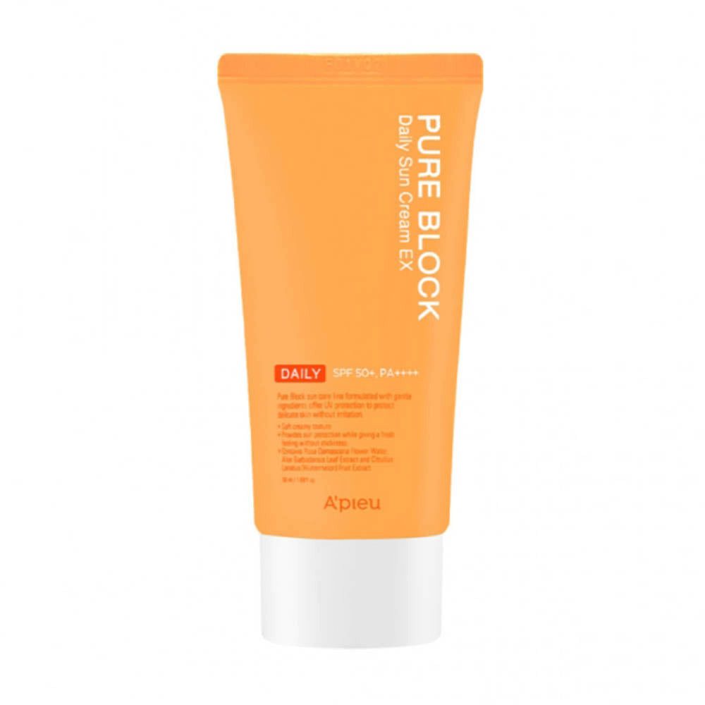 A'PIEU Sonnenschutzcreme A'PIEU, Pure Block Daily Sun Cream Ex SPF50+ - 50 ml