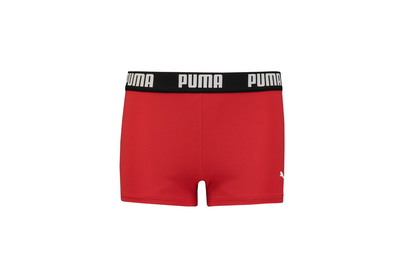 PUMA Badehose PUMA SWIM BOYS LOGO TRUNKS mit elastischem Bund, für Boys, Logoschriftzug