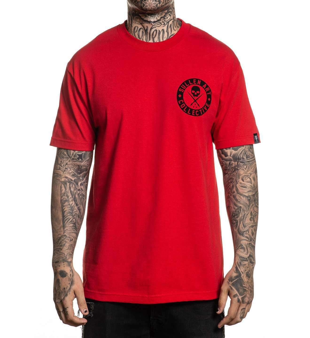 Beliebtester Artikel in unserem Geschäft Sullen Clothing T-Shirt Classic Rot