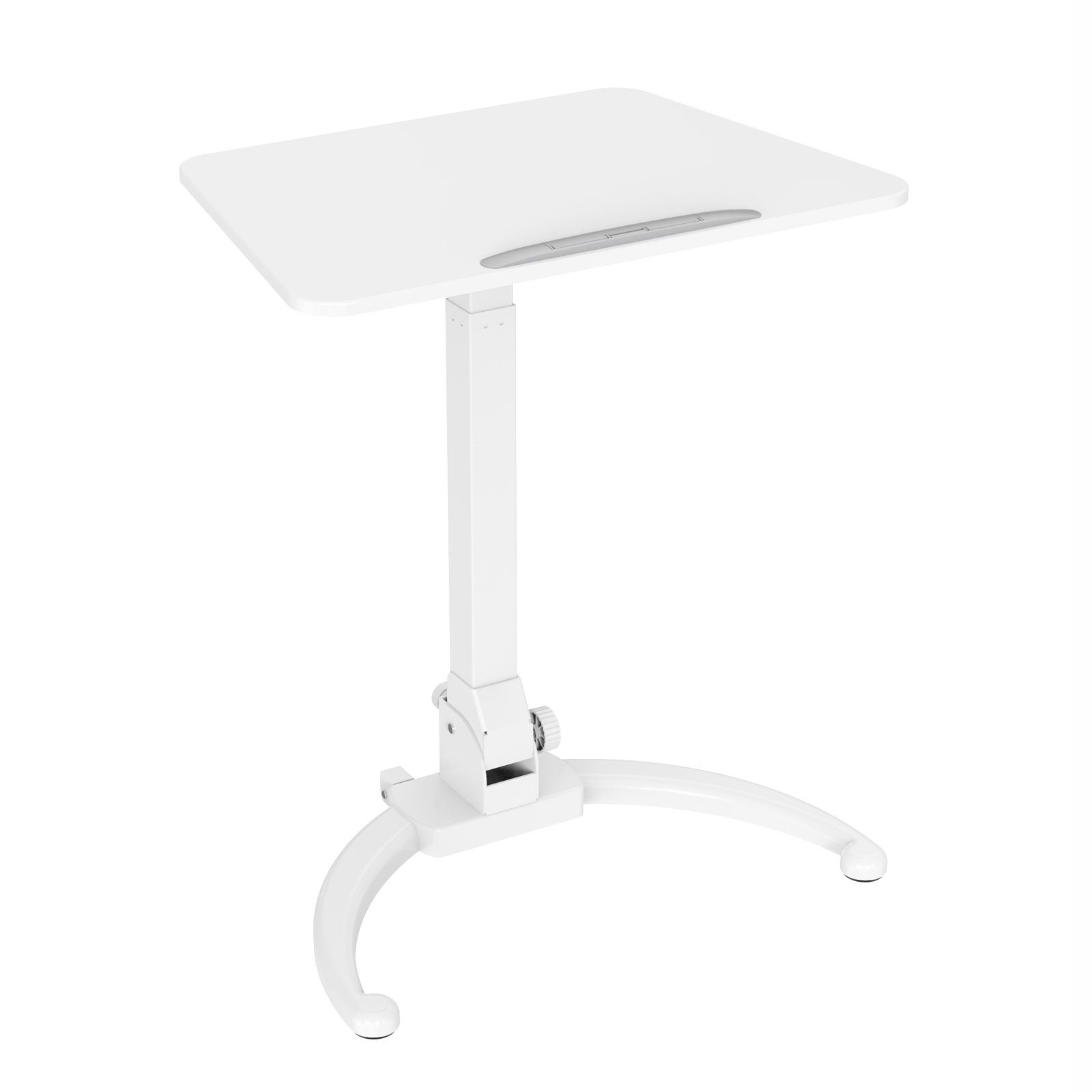 0-90°, Tischplatte SVITA Schreibtisch mit WONJU, Tischneigung einklappbar, höhenverstellbar, Weiß