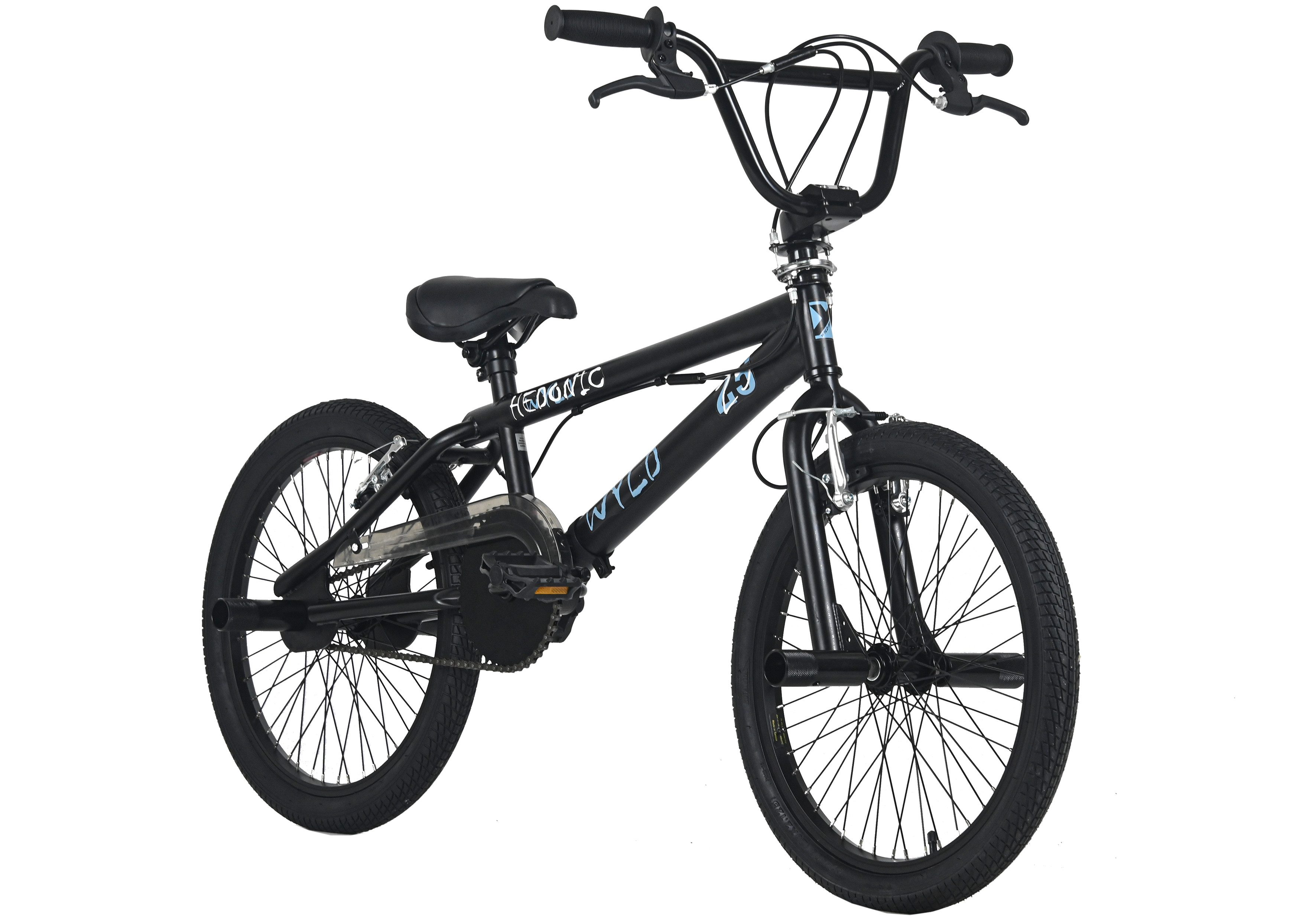 WYLD BMX Bike Hedonic Black 360 Rotor Kids BMX from 7 years, 1 speed, without gears