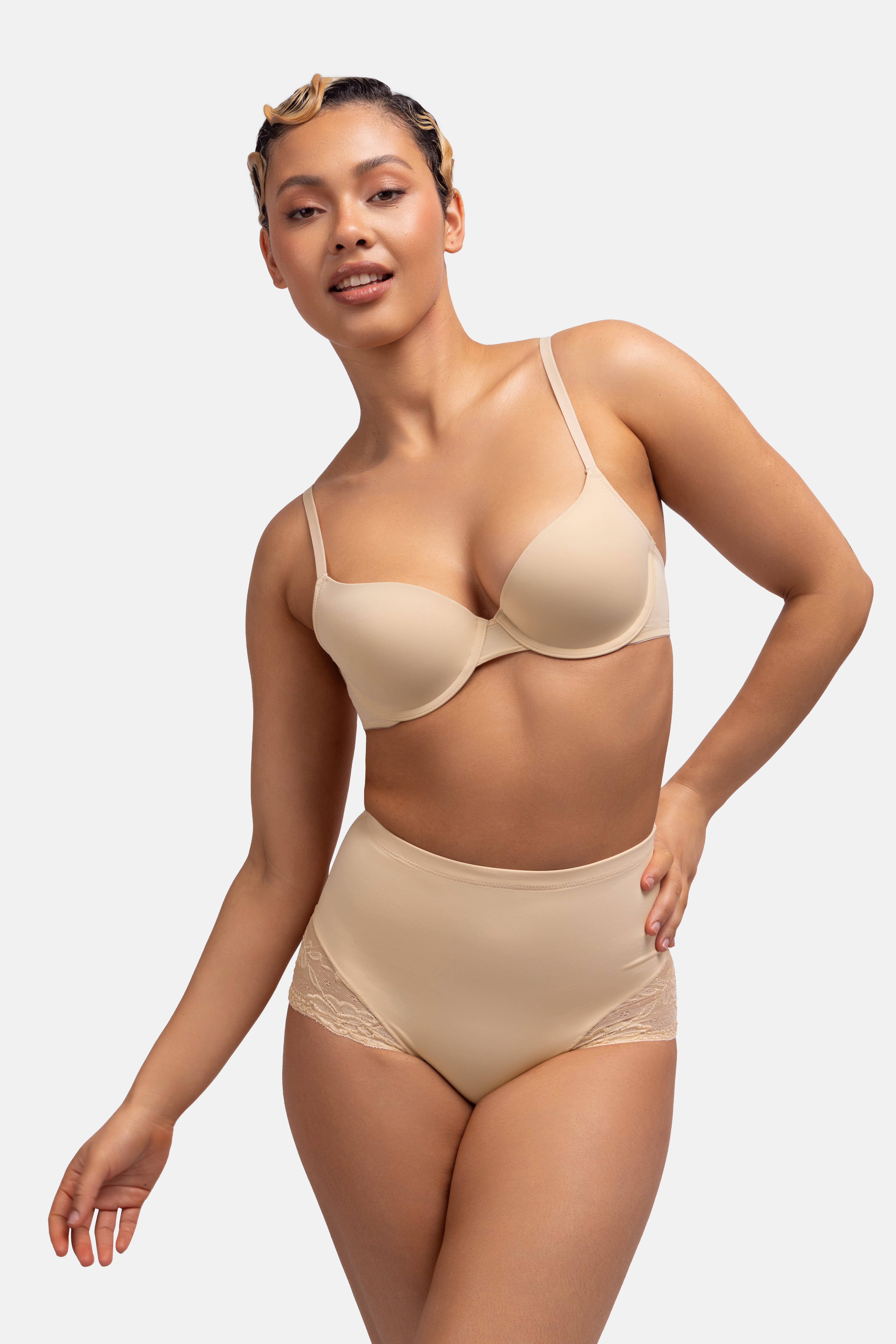 Dorina Shapingslip Brigitte Eco Mit floralem Spitzenband am Beinausschnitt