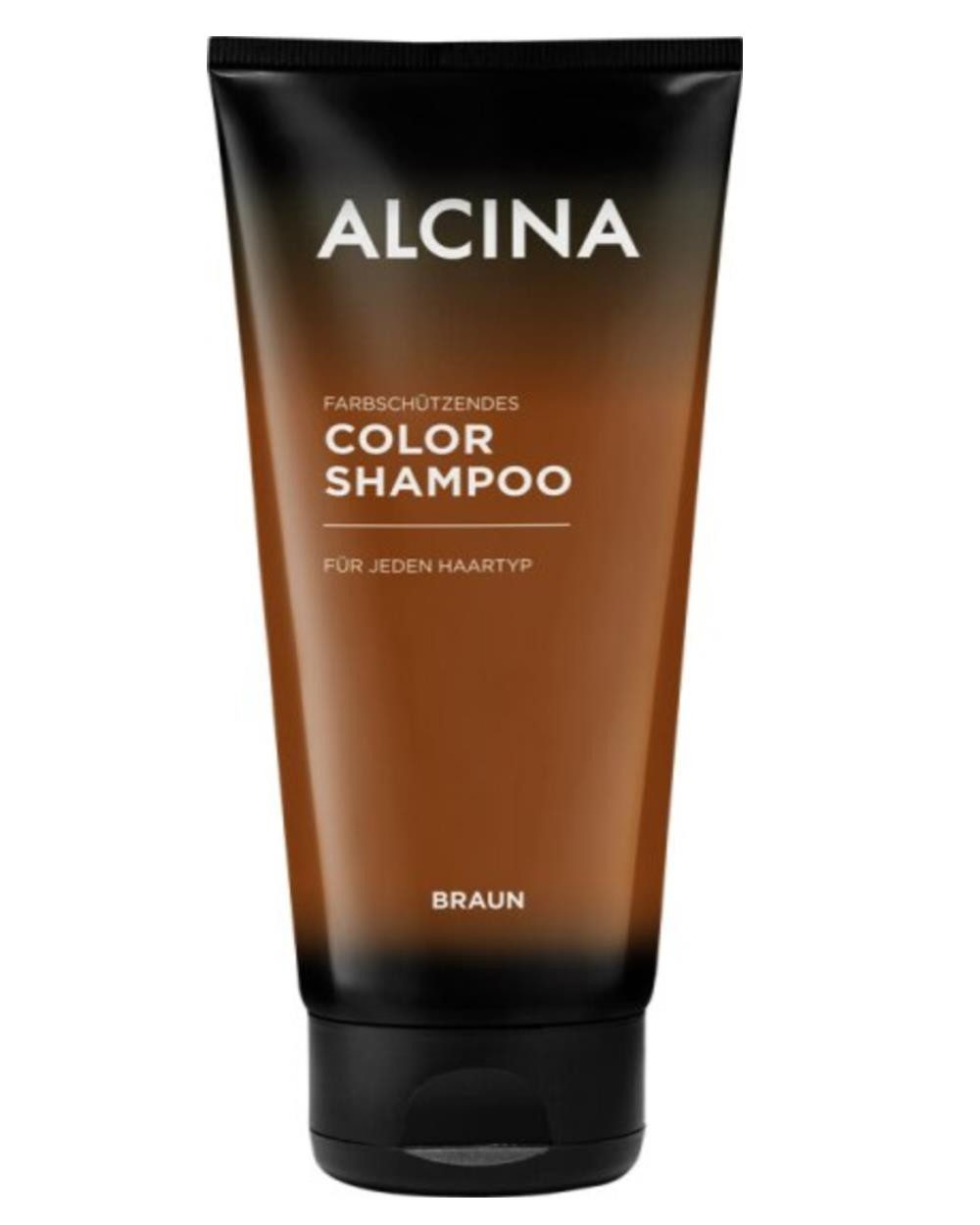 ALCINA Haarshampoo ALCINA Color Shampoo in Farbe braun 200 ml, Packung, reinigt und frischt auf, verleiht lebendigen Glanz