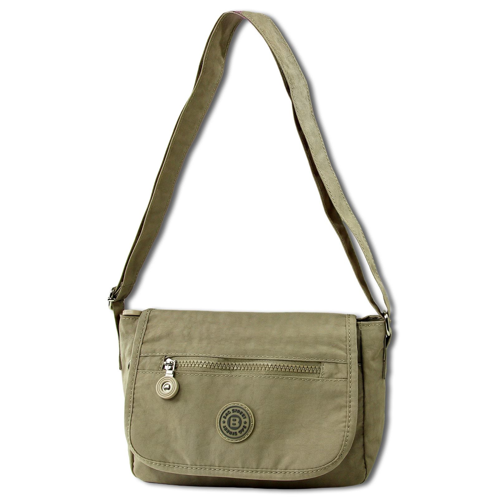 BAG STREET Umhängetasche Bag Street Nylon Umhängetasche stone Damen (Umhäng günstig online kaufen