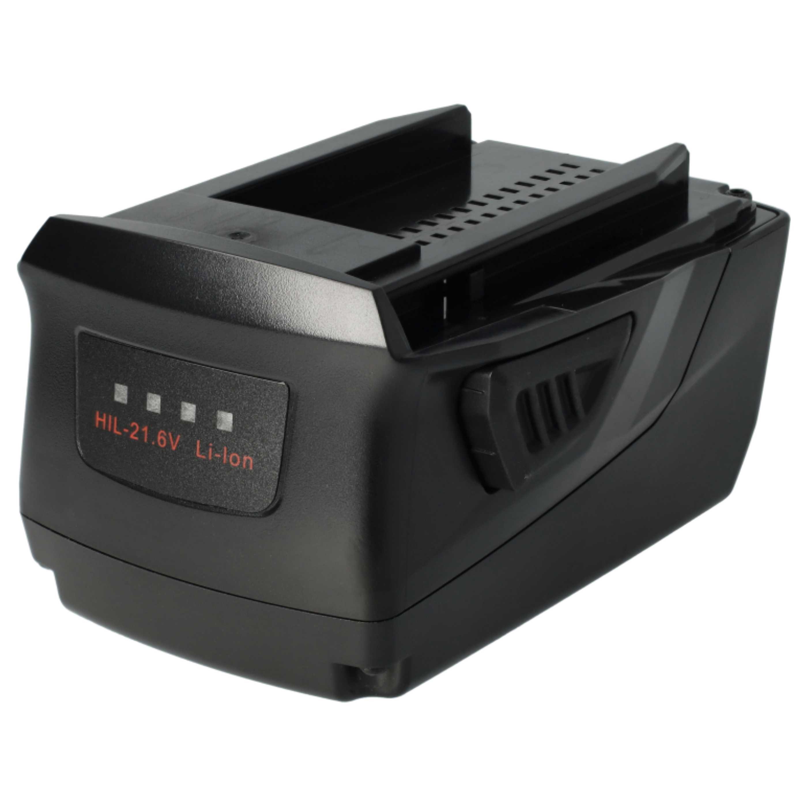 vhbw Akku passend für Hilti SC 70W-A22, RC 4/36-DAB, RT 6-A22, SCM 22-A, Akku Akku Li-Ion 3000 mAh (21,6 V, 2 St), Leistungsfähige Austausch-Akkus für Werkzeug Powertools wie