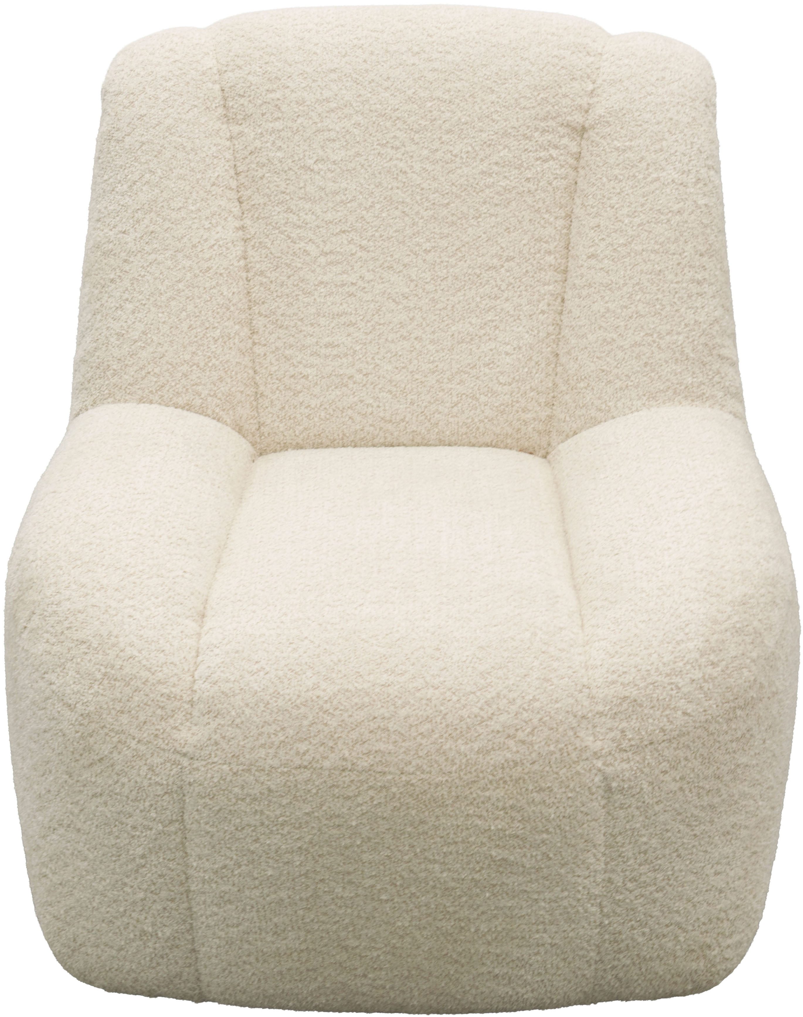 DOMO collection Sessel Ryos, organische Form, skulpturale Opik, cozy chic