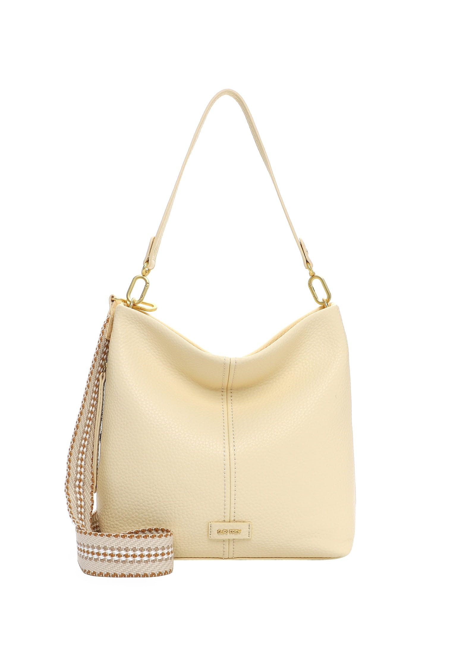 SURI FREY Beuteltasche SFY Gray, Logo Patch