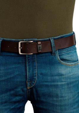 TOM TAILOR Ledergürtel TTJULIAN 4 cm breiter Herrengürtel, ideal zu Jeans, bis Gr. 120