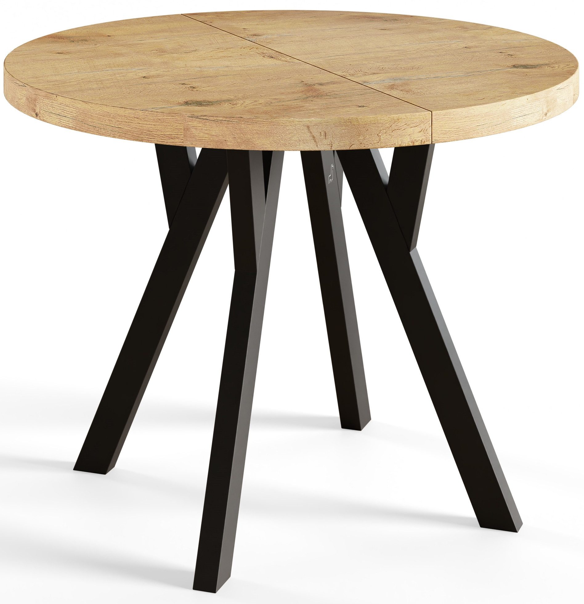 Alpi-Möbel Esstisch Wohnzimmertisch - Ausziehbarer runder Tisch 80-120 cm - günstig online kaufen