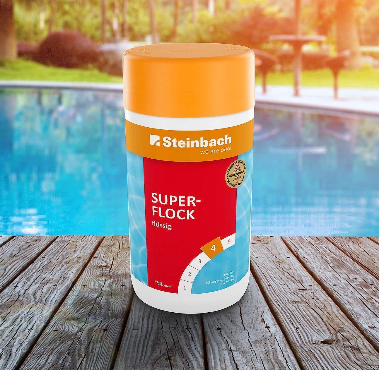 Thumbnail - Steinbach Pool Poolpflege STEINBACH Poolpflege Superflock flüssig, Flockungsmittel, 1 Ltr