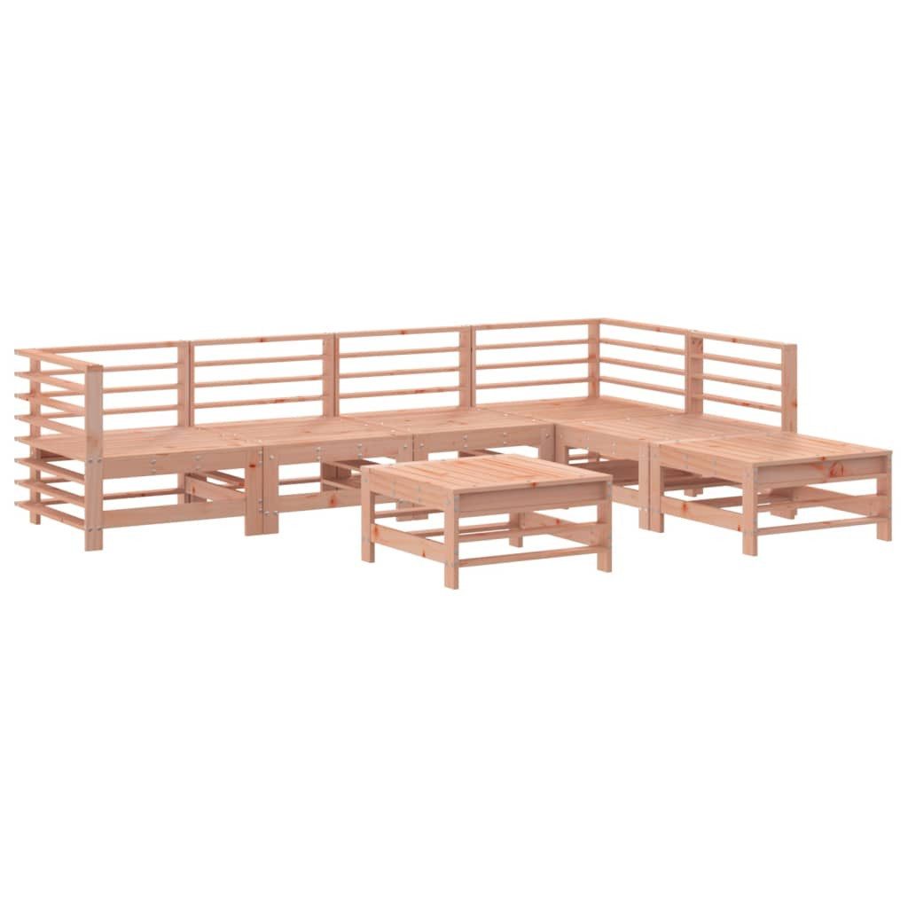 Nettlife Gartenlounge-Set 7-tlg. Massivholz Kiefer Garten-Lounge-Set günstig online kaufen