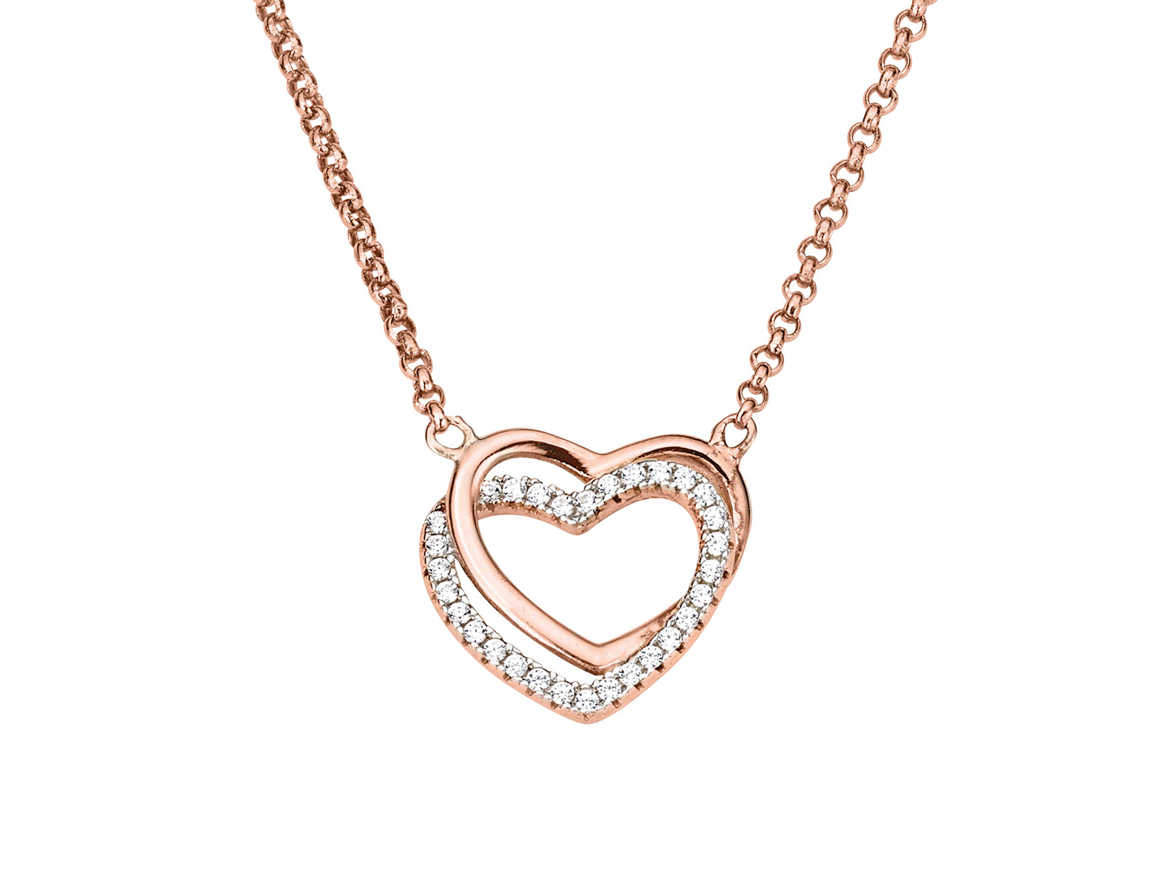 Kette mit Anhänger Schmuck Geschenk Silber 925 Halsschmuck Anhänger Herz