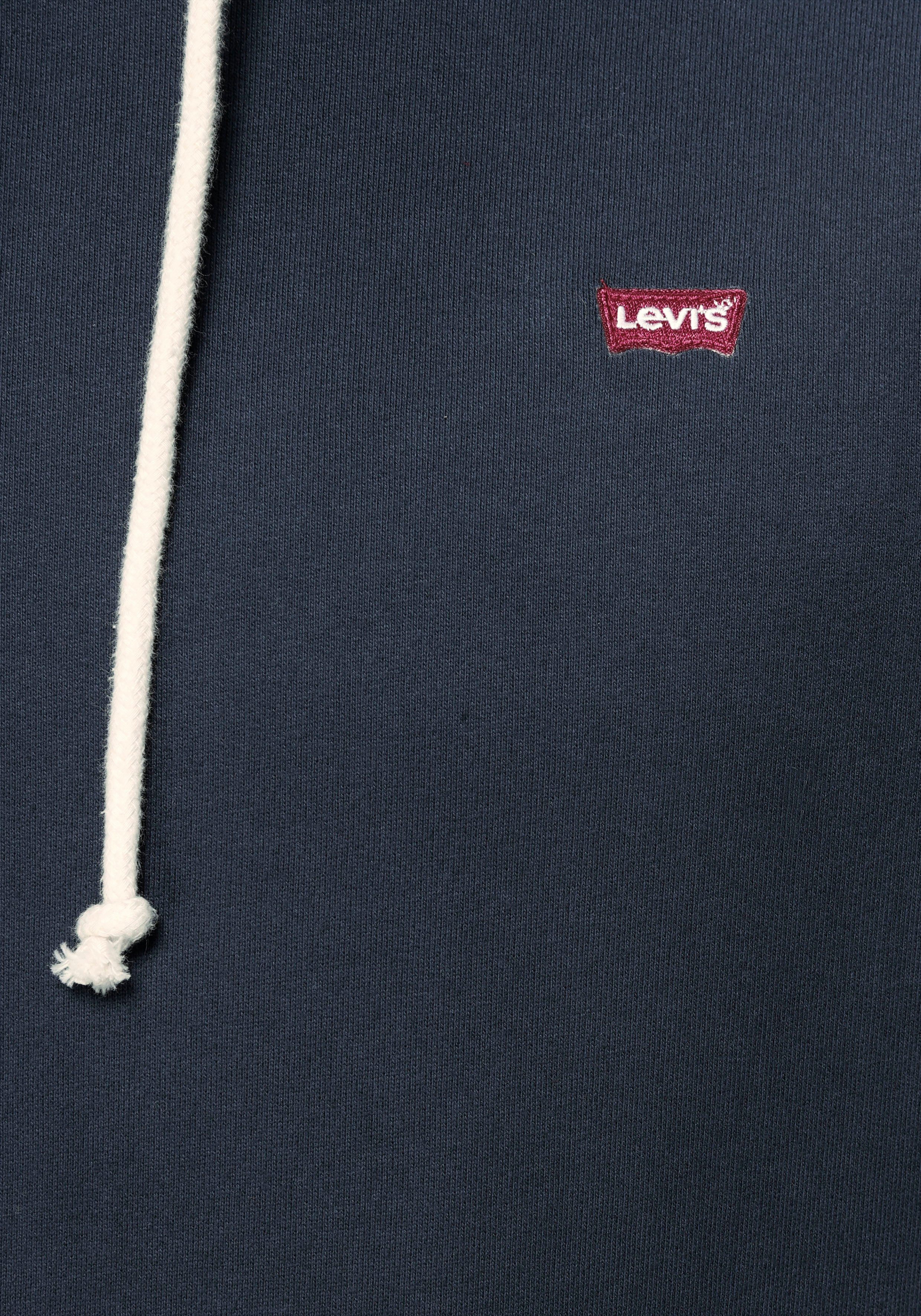 Levi's® Kapuzensweatshirt NEW ORIGINAL HOODIE Batwing-Logo navy kleinem mit