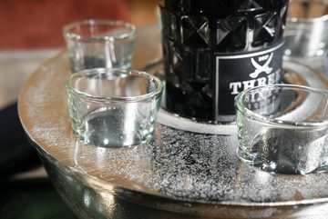 MichaelNoll Eiseimer Flaschenkühler für Spirituosen Wodkakühler + 6 Gläsern Getränkekühler