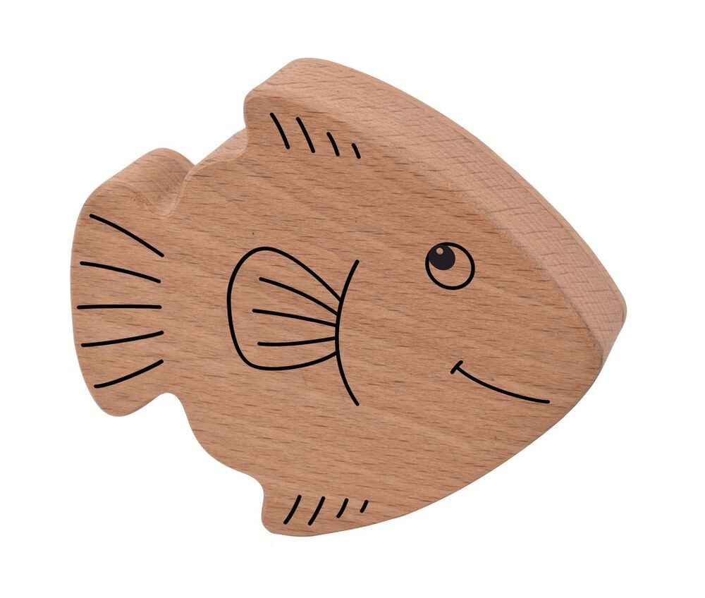 Voggenreiter Spielzeug-Musikinstrument Voggenreiter Holzrassel Fisch