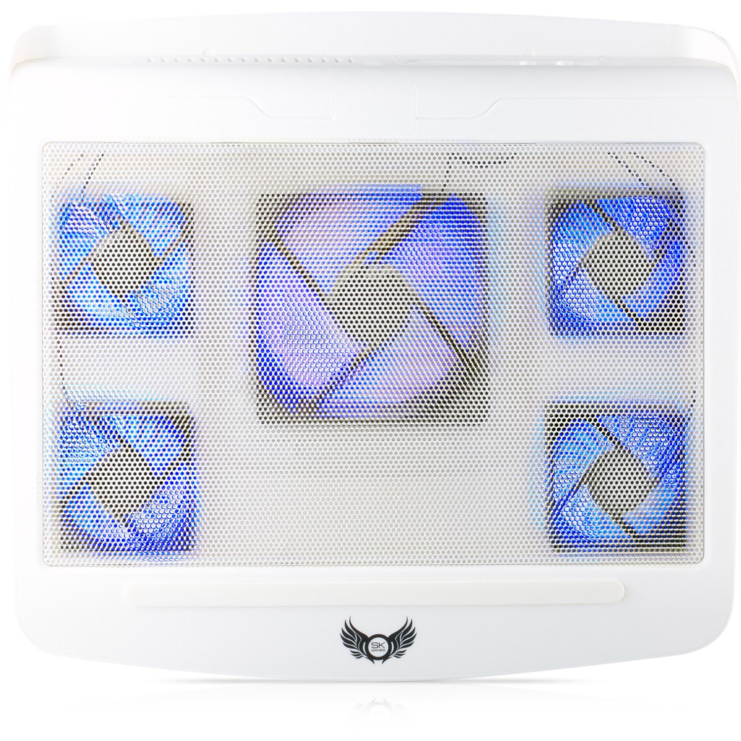 Blumax Notebook-Kühler NOTEBOOK LAPTOP KÜHLER COOLER KÜHLPAD STÄNDER 5 x LED LÜFTER