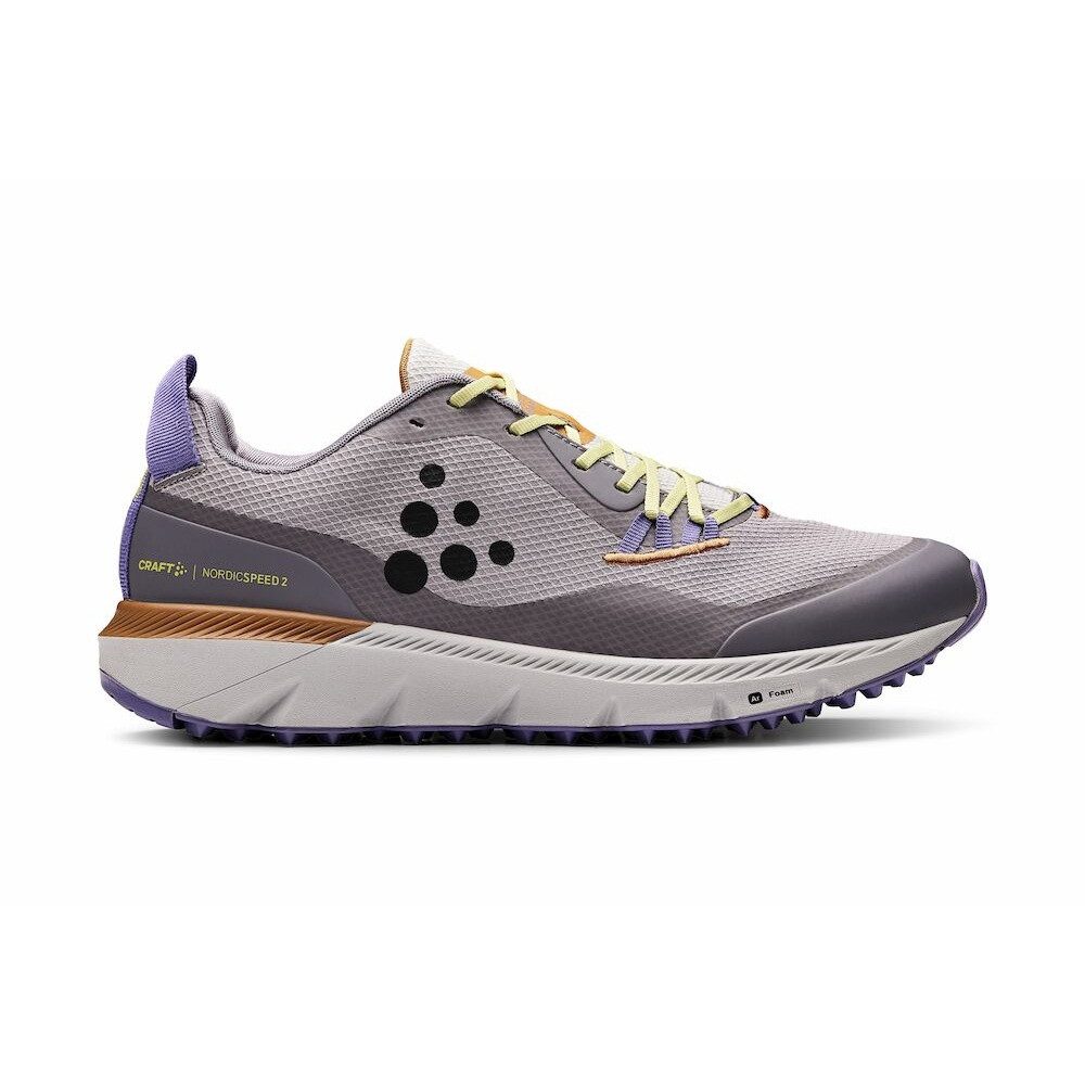 ADV Nordic Speed 2 (atmungsaktiv, strapazierfähige Sohle) violett/grau Laufschuh