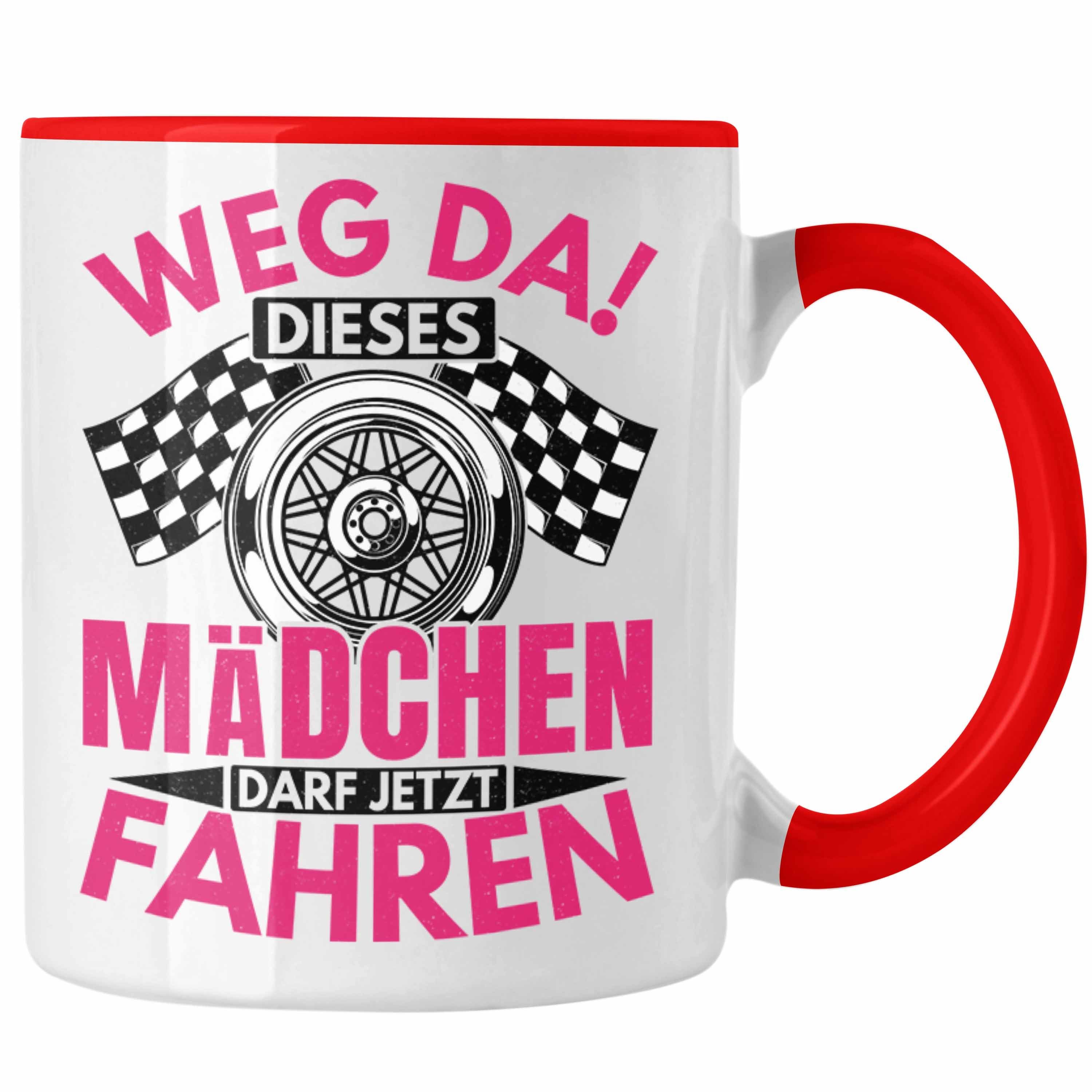 Trendation Tasse Trendation - Führerschein Bestanden Geschenk Tasse Spruch  Mädchen Frauen