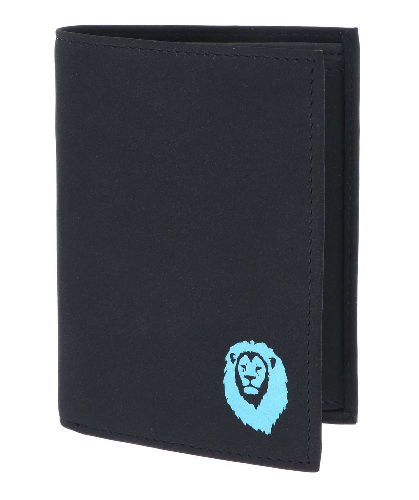 Freedom Lion Print Cyan Black