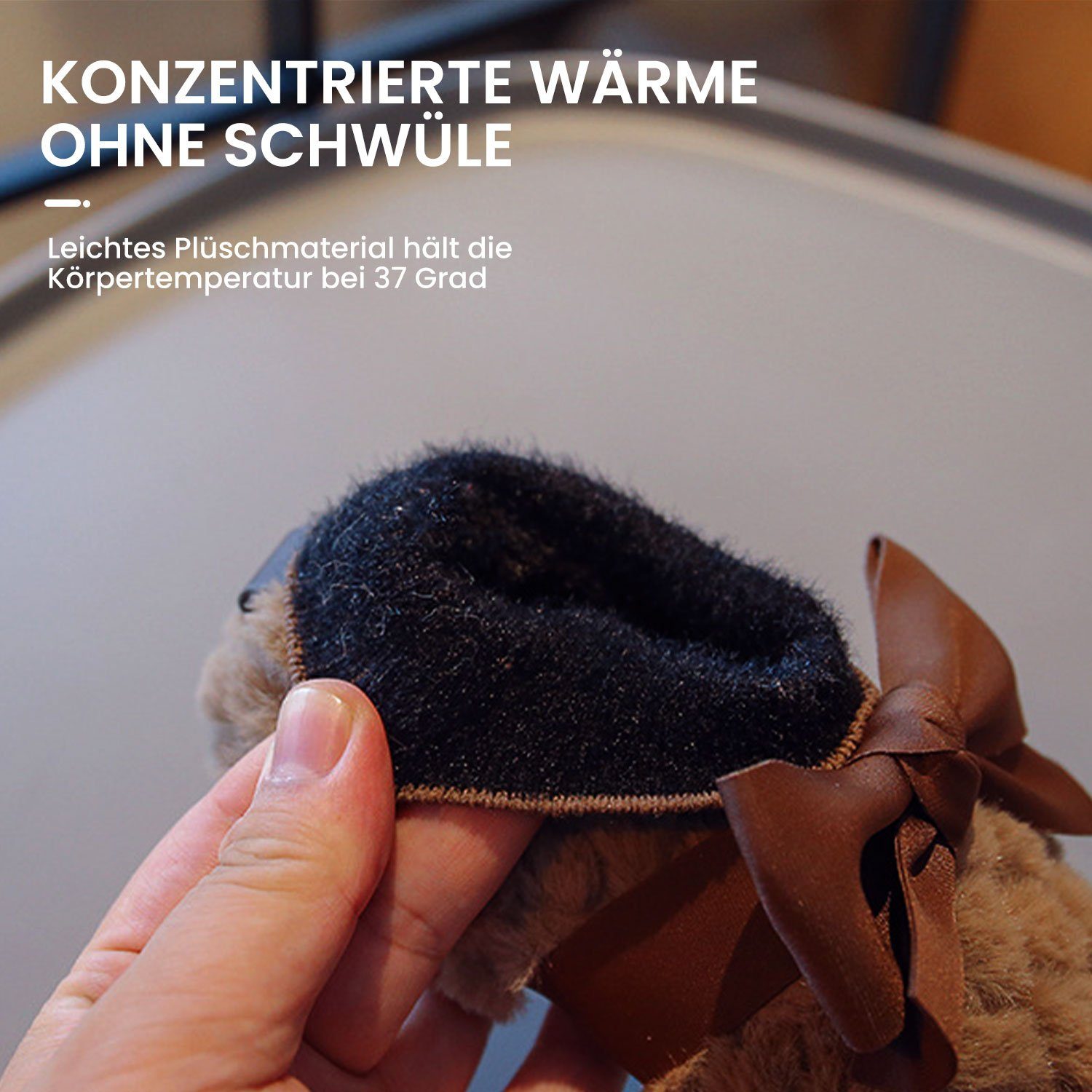 Daisred Winter Mädchen Khaki Schuhe Socken Baumwolle lässig Krabbelschuh
