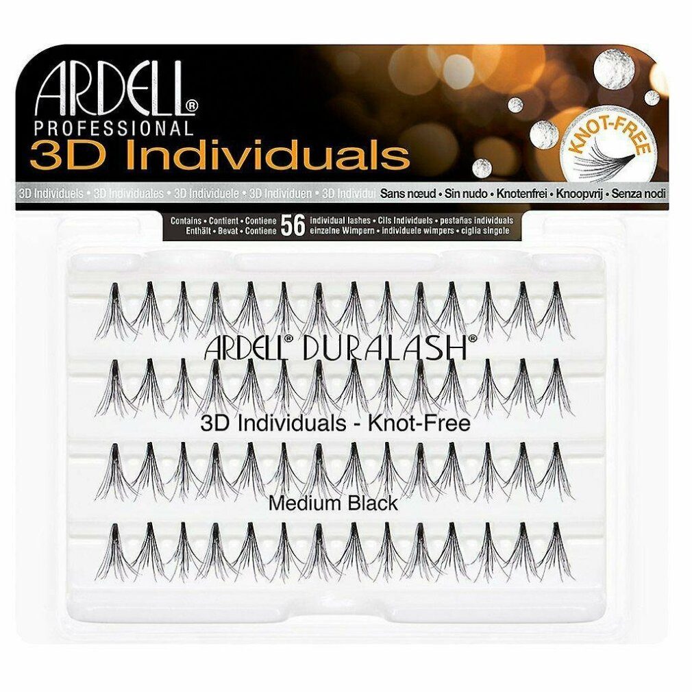 ARDELL Einzelwimpern Ardell Individual 3D Position False Eyelashes Medium Black