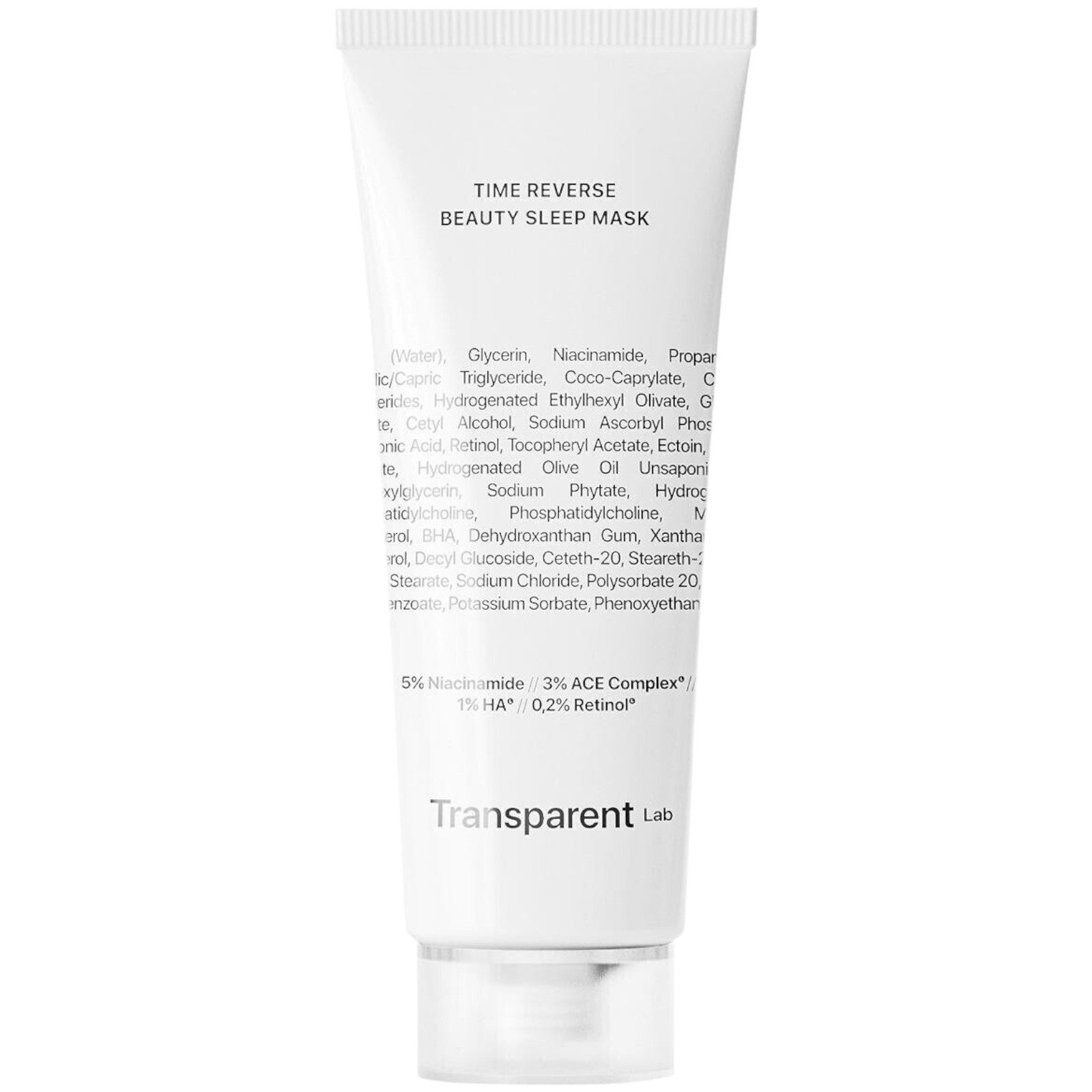 Gesichtsmaske Transparent Lab Time Reverse Beauty Sleep Mask (75ml)