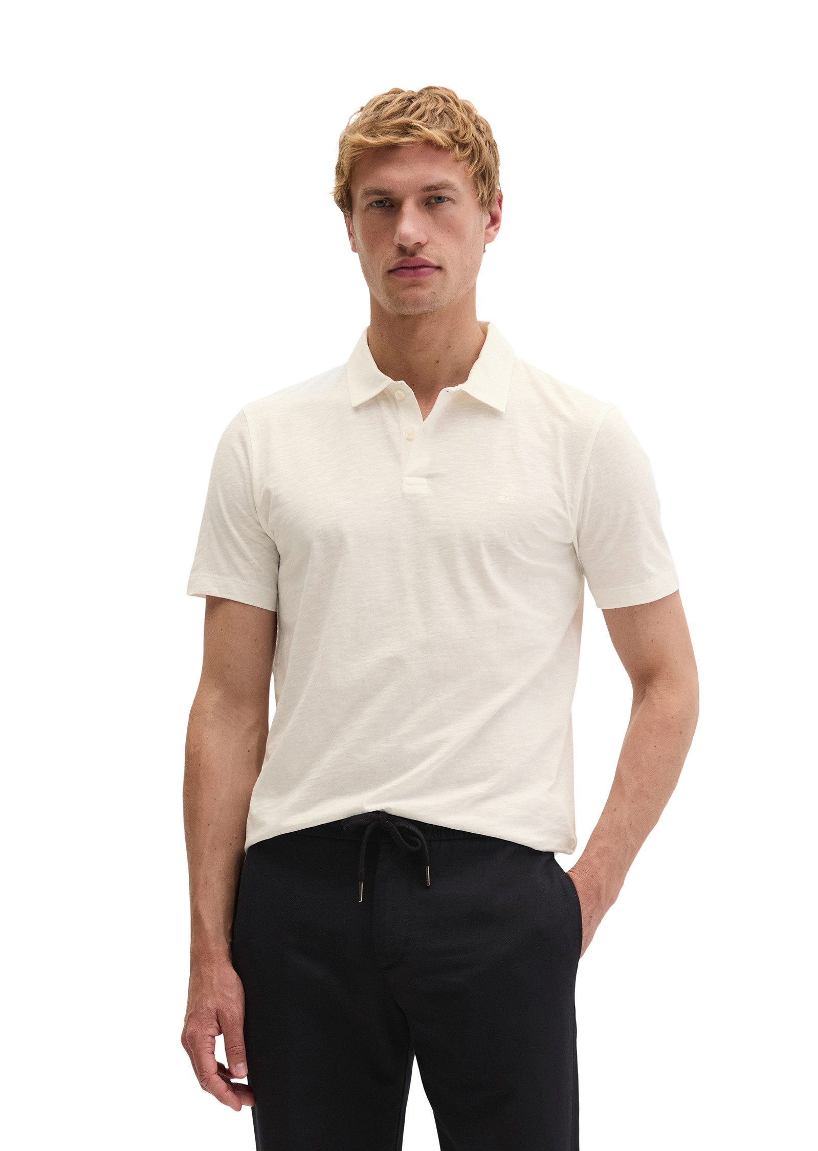 Marc O'Polo Poloshirt aus reiner Bio-Baumwolle