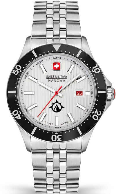 Swiss Military Hanowa Schweizer Uhr FLAGSHIP X, SMWGH2100601, Quarzuhr, Armbanduhr, Herrenuhr, Datum, Saphirglas, analog