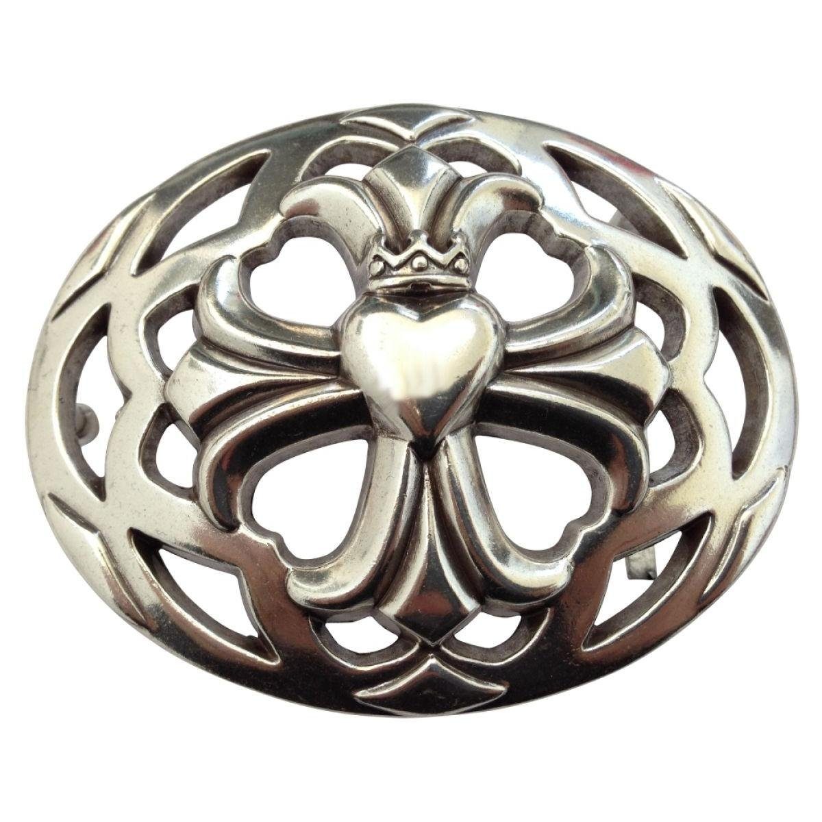 BELTINGER Gürtelschnalle Four Hearts for a Kingdom 4,0 cm - Buckle Gürtelschließe 40mm - LARP-