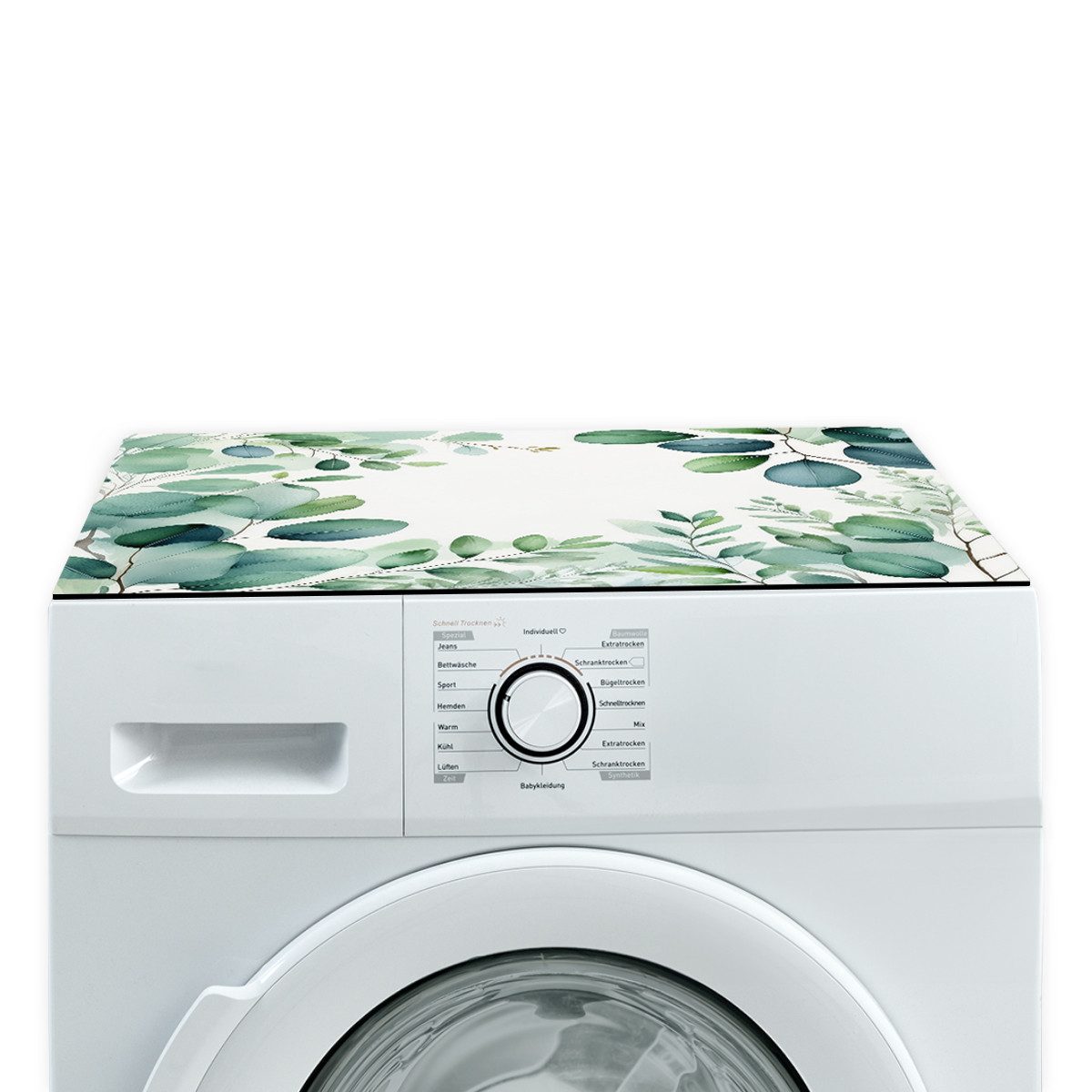 Tabletop Antirutschmatte Waschmaschinenauflage Blätter Textil-Finish waschbar, 1-St., Rutschfeste Gummi Unterlage als Trockner Waschmaschinen-Abdeckung