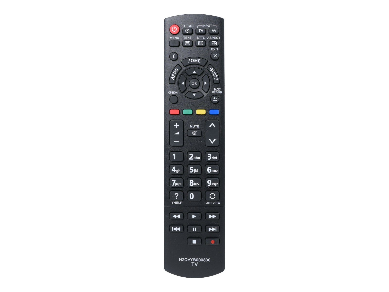 azurano Ersatz für PANASONIC N2QAYB000830 SUB N2QAYB000840 Universal-Smart-TV-Fernbedienung