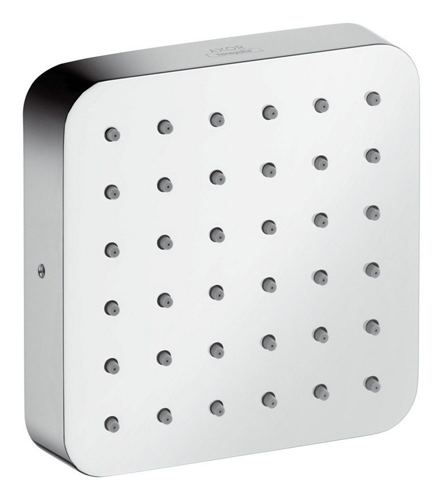 hansgrohe Brausegarnitur Axor Citterio E, Höhe 12 cm, 1 Strahlart(en), Brausemodul 120/120 abgerundet Unterputz - Chrom