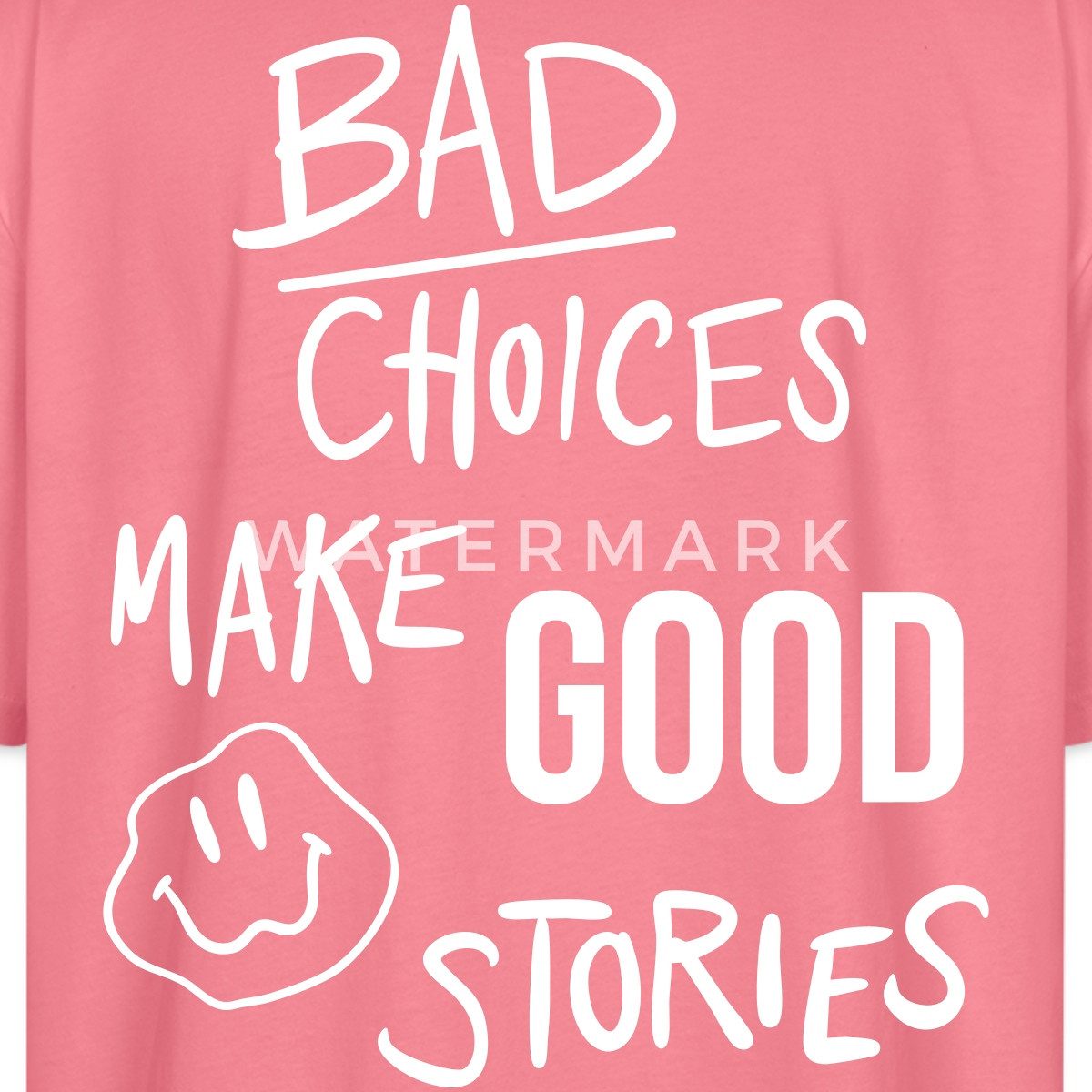 Spreadshirt T-Shirt Statement Trend Bad Choices Streetwear Oversize Unisex T-Shirt (1-tlg)