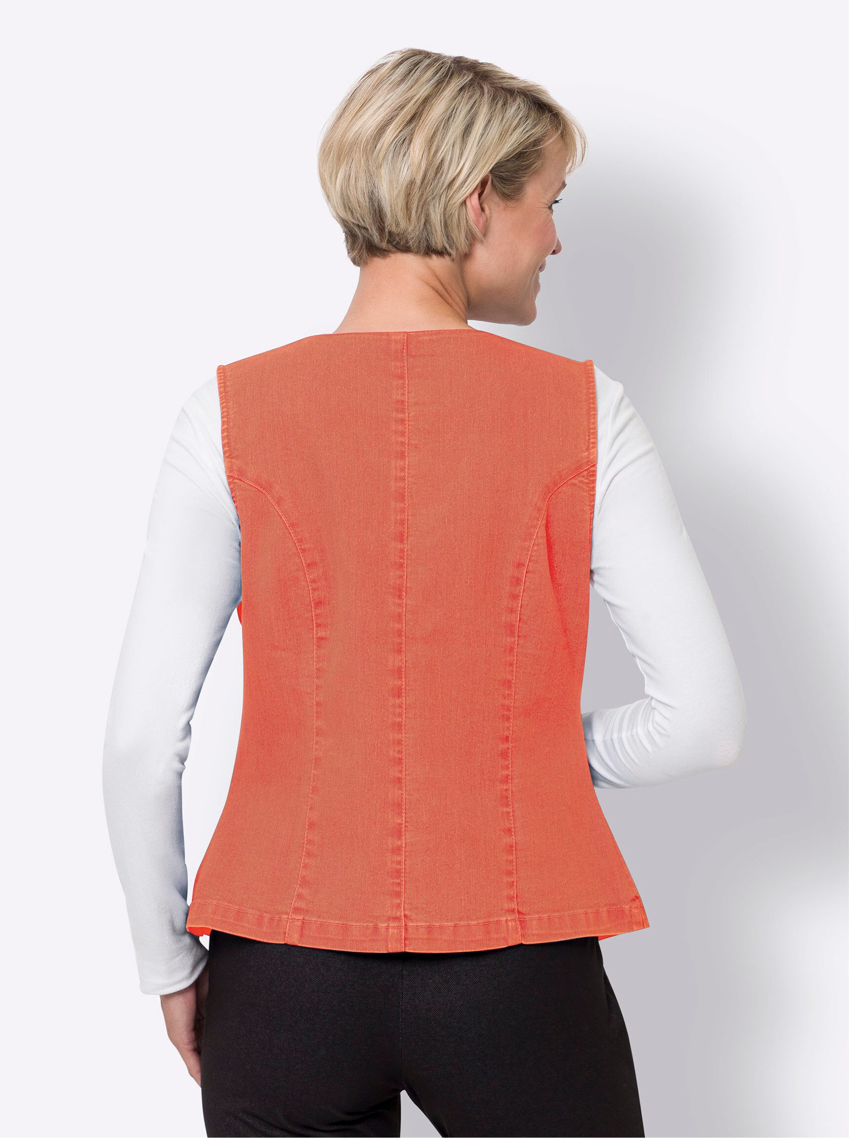 Sieh an! Jerseyweste Jeansweste günstig online kaufen