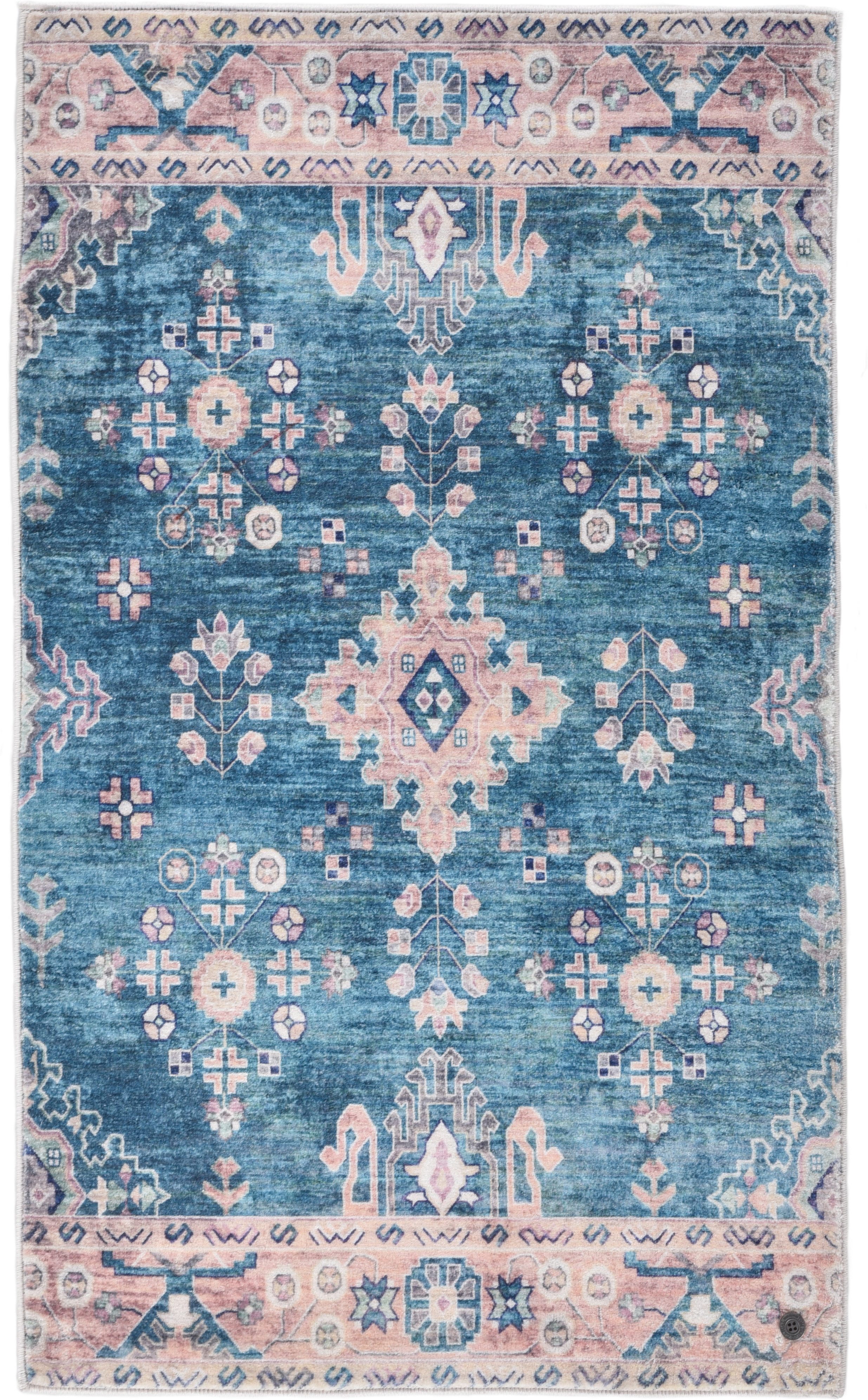 TOM TAILOR HOME Badematte Oriental Bath ONE, Höhe 7 mm, rutschhemmend beschichtet, strapazierfähig, fußbodenheizungsgeeignet, Polyester, rechteckig, Badteppich, Orient-Optik, Vintage Design, waschbar