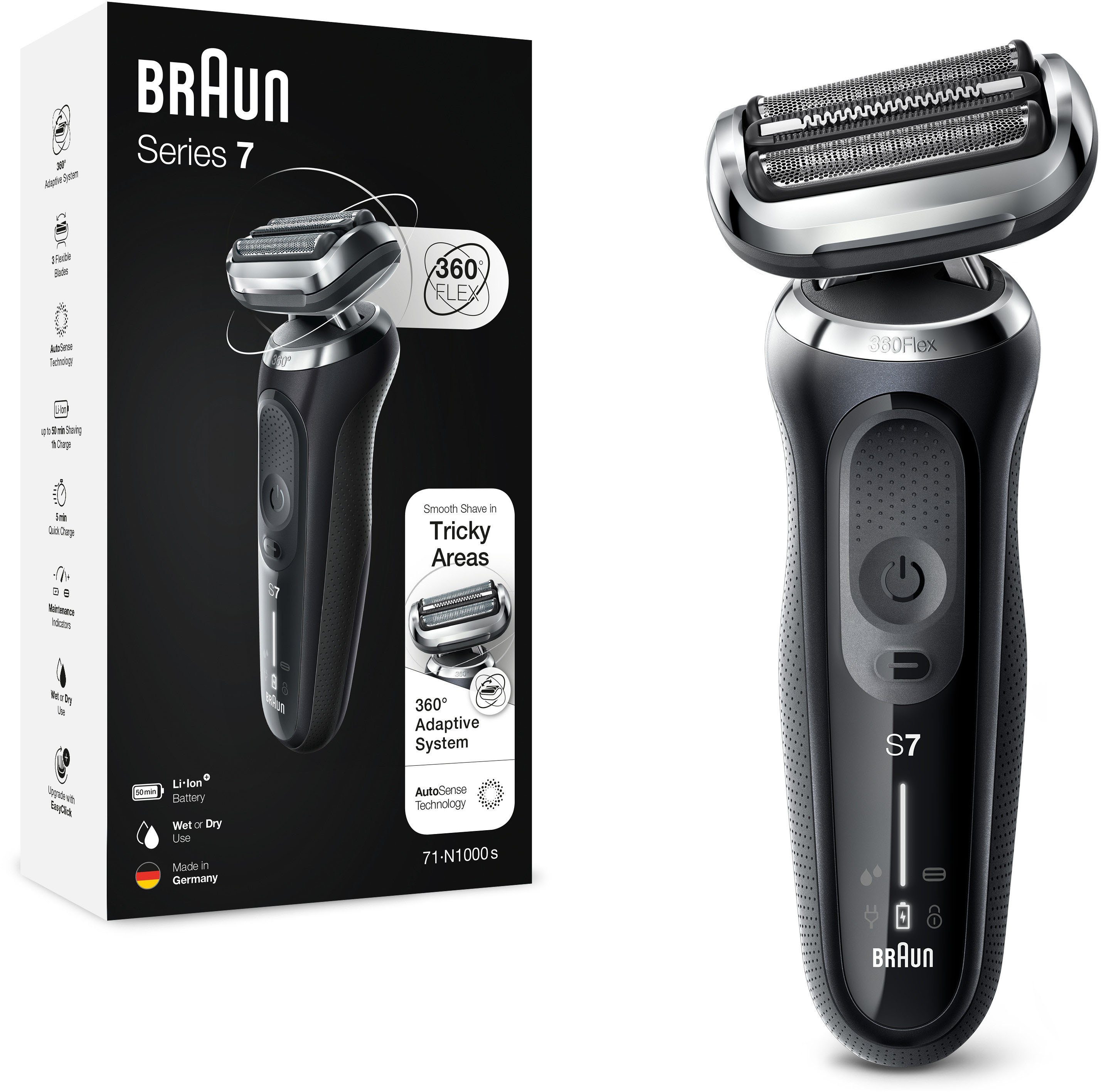 Braun Rasierer Serie 9 9427s  wet&dry : : Drogerie