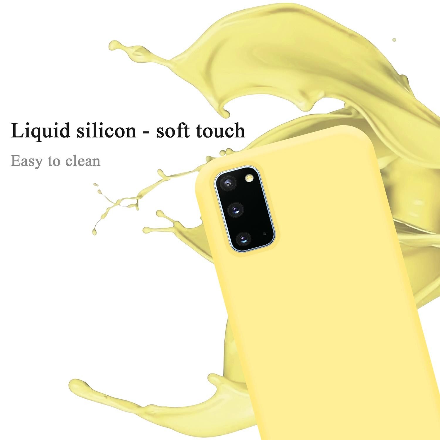 Cadorabo Handyhülle für Samsung Galaxy S20 Hülle Samsung Galaxy S20, Flexible Hülle TPU Silikon Schutzhülle Back Cover Case