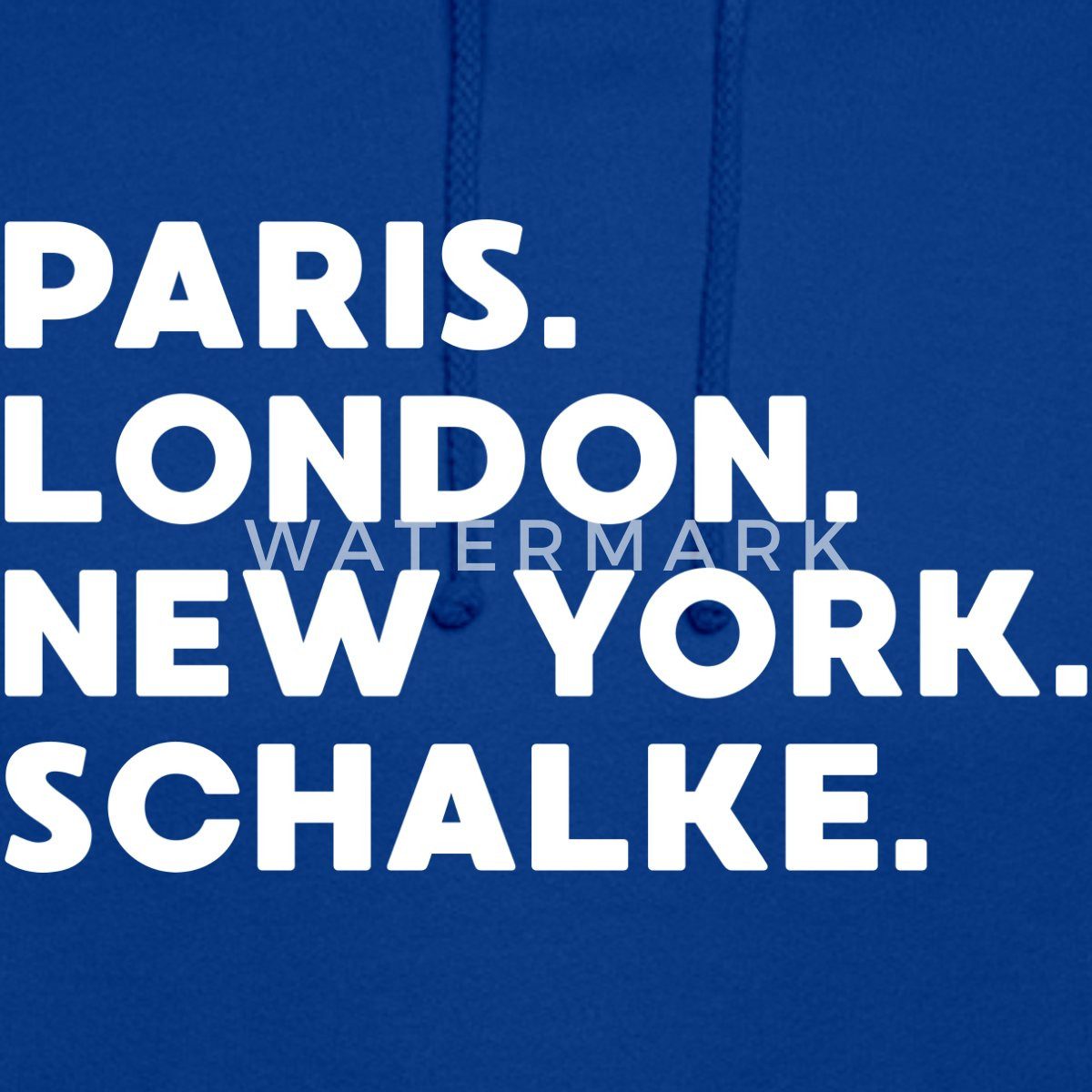 Spreadshirt Hoodie Schalke Leidenschaft Weltstadt Fußball Unisex Hoodie (1-tlg)
