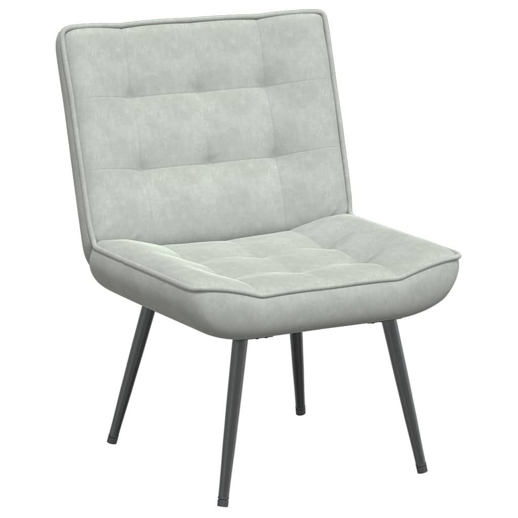 vidaXL Relaxsessel Relaxsessel Hellgrau 64x74x84 cm günstig online kaufen