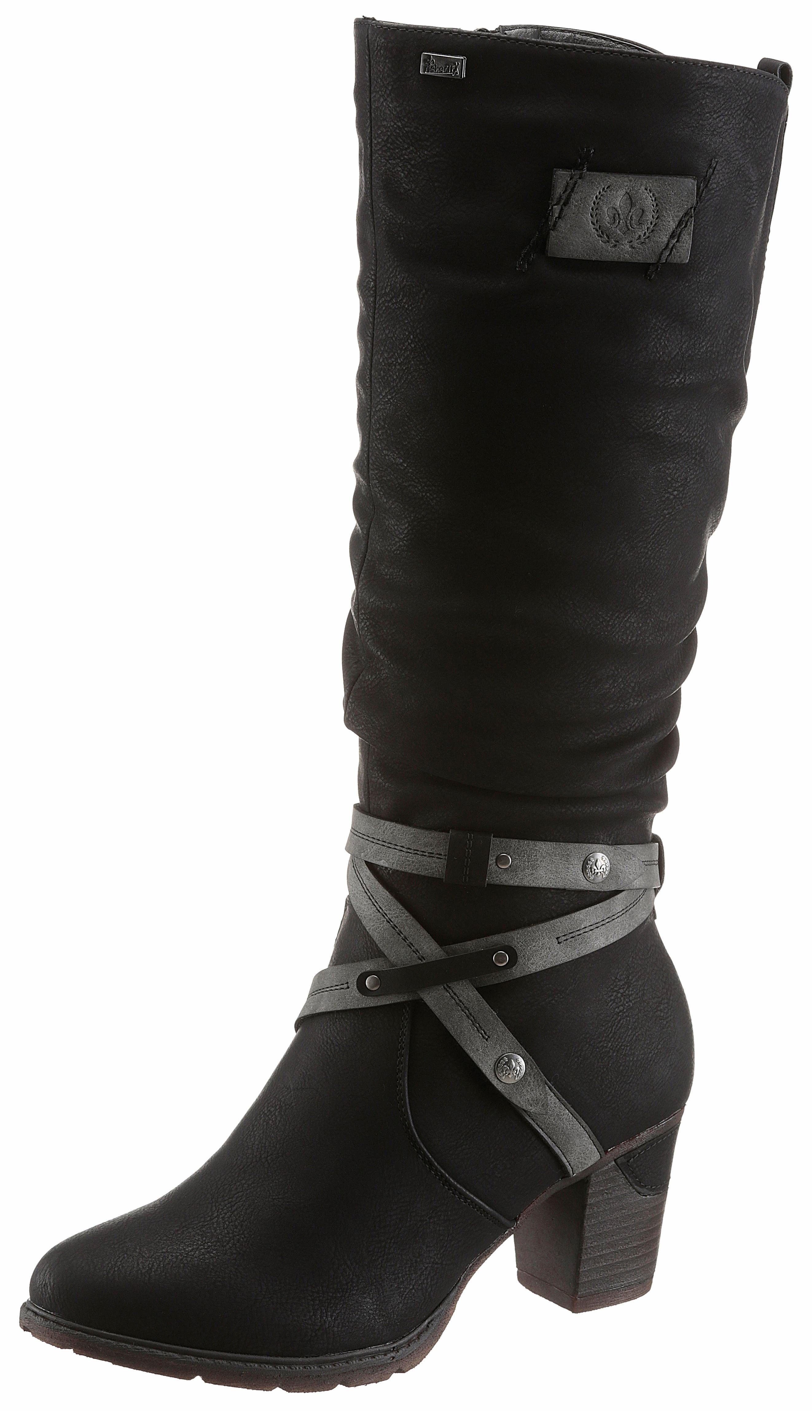 Rieker Winterstiefel, Blockabsatz, Rieker TEX-Membran, mit günstig online kaufen
