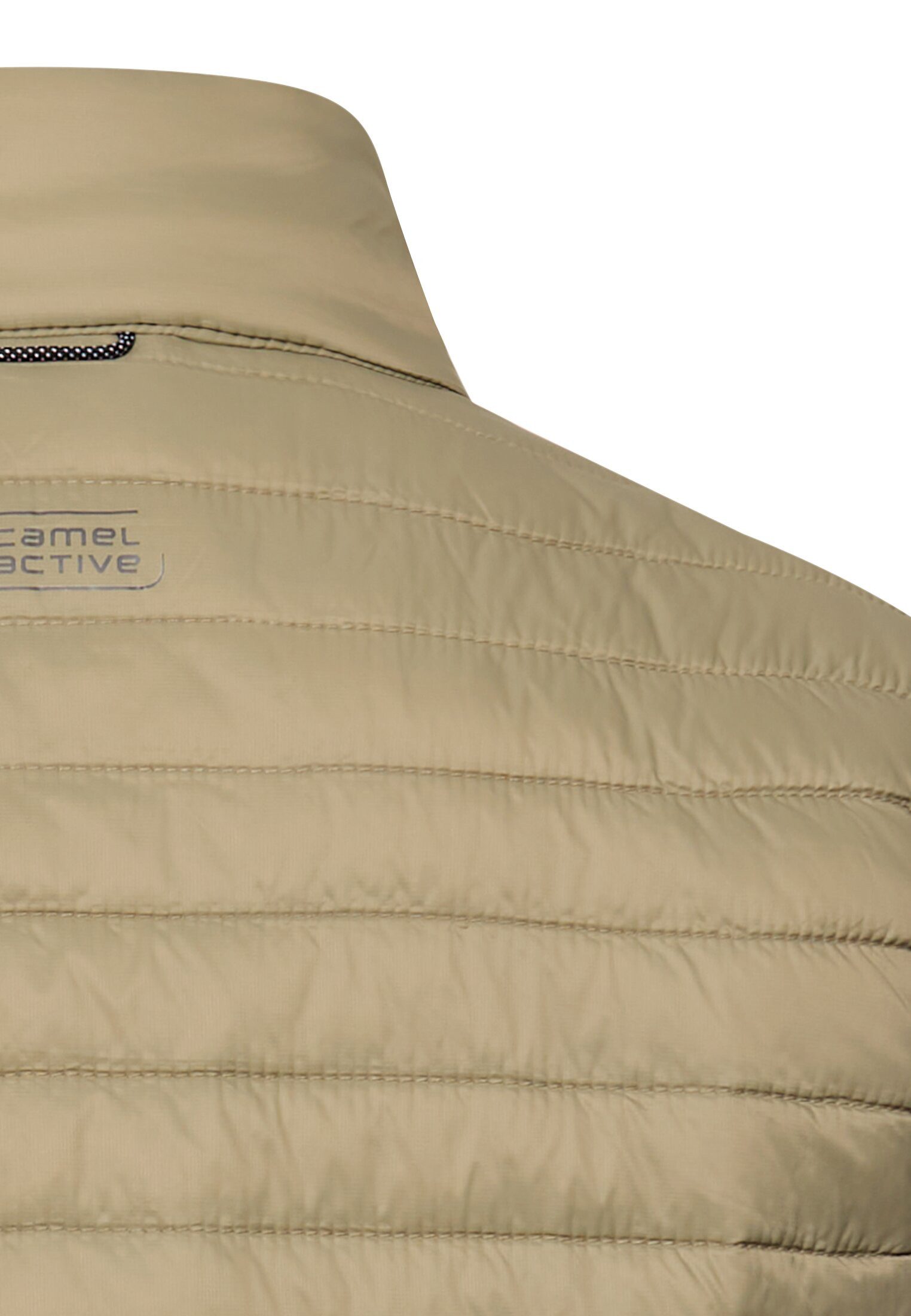 camel active Steppweste mit Stehkragen und Reißverschluss