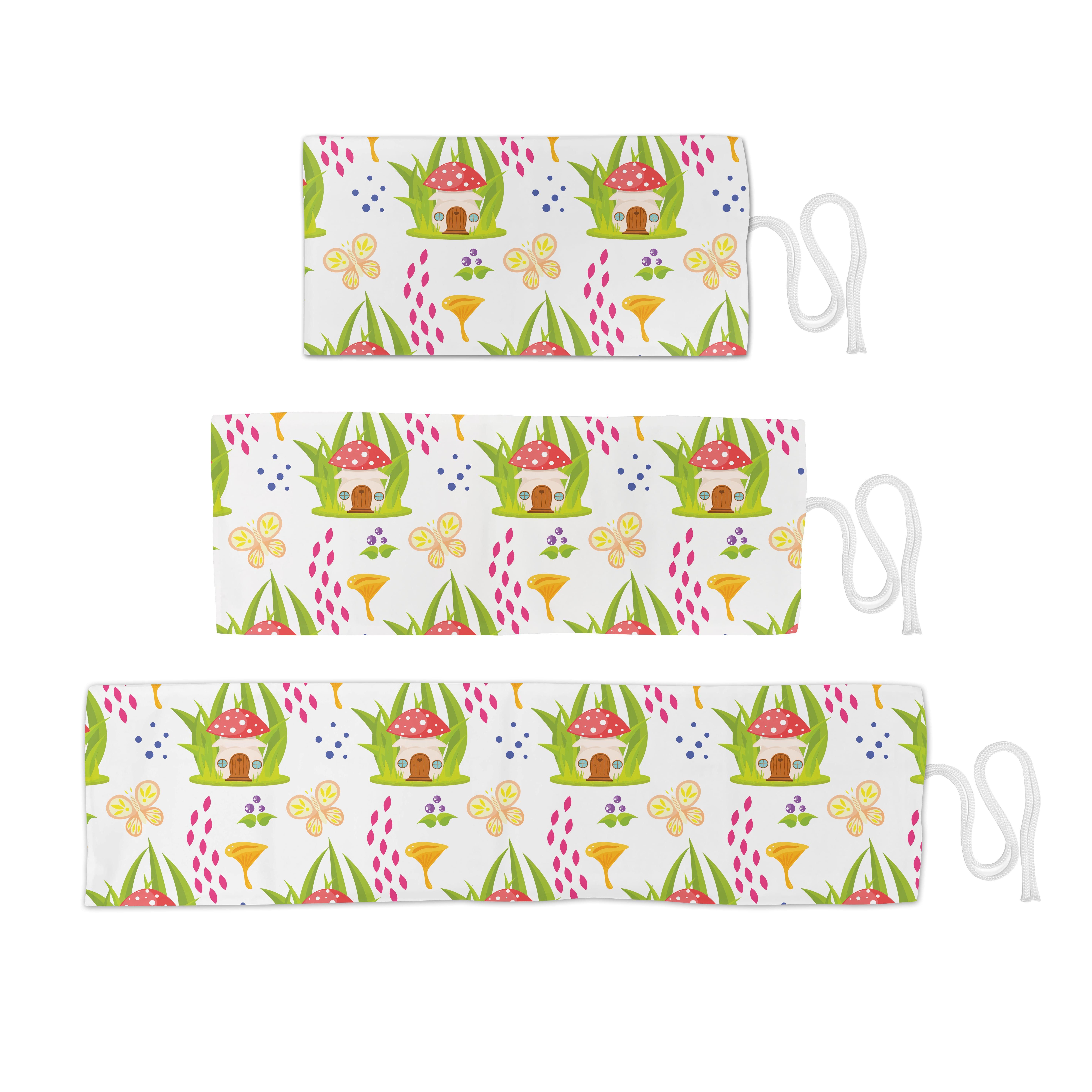 Abakuhaus Federmäppchen langlebig und tragbar Segeltuch Stiftablage Organizer, Kids Frühlings-Wald Toadstool