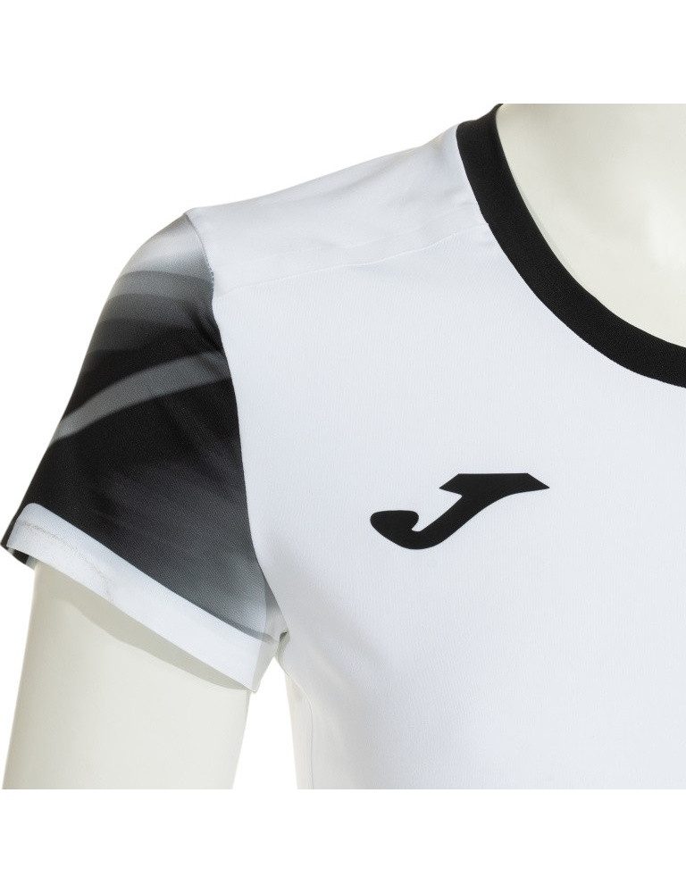 Joma Laufshirt Lauf-Shirt Elite XI (schnelltrocknend, atmungsaktiv) weiss/schwarz