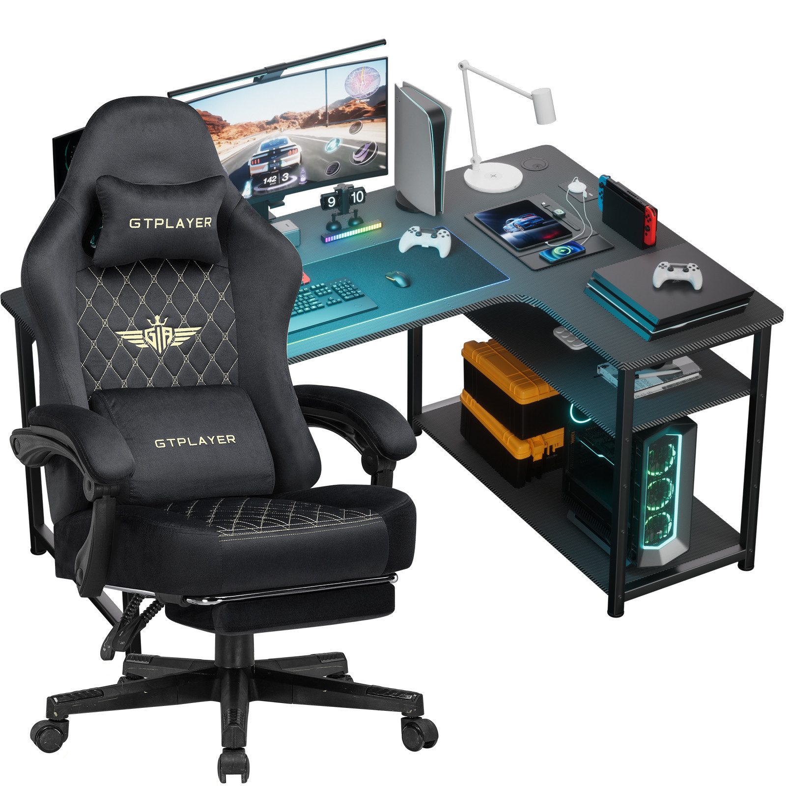 GTPLAYER Gamingtisch Gaming Tisch + Gaming günstig online kaufen